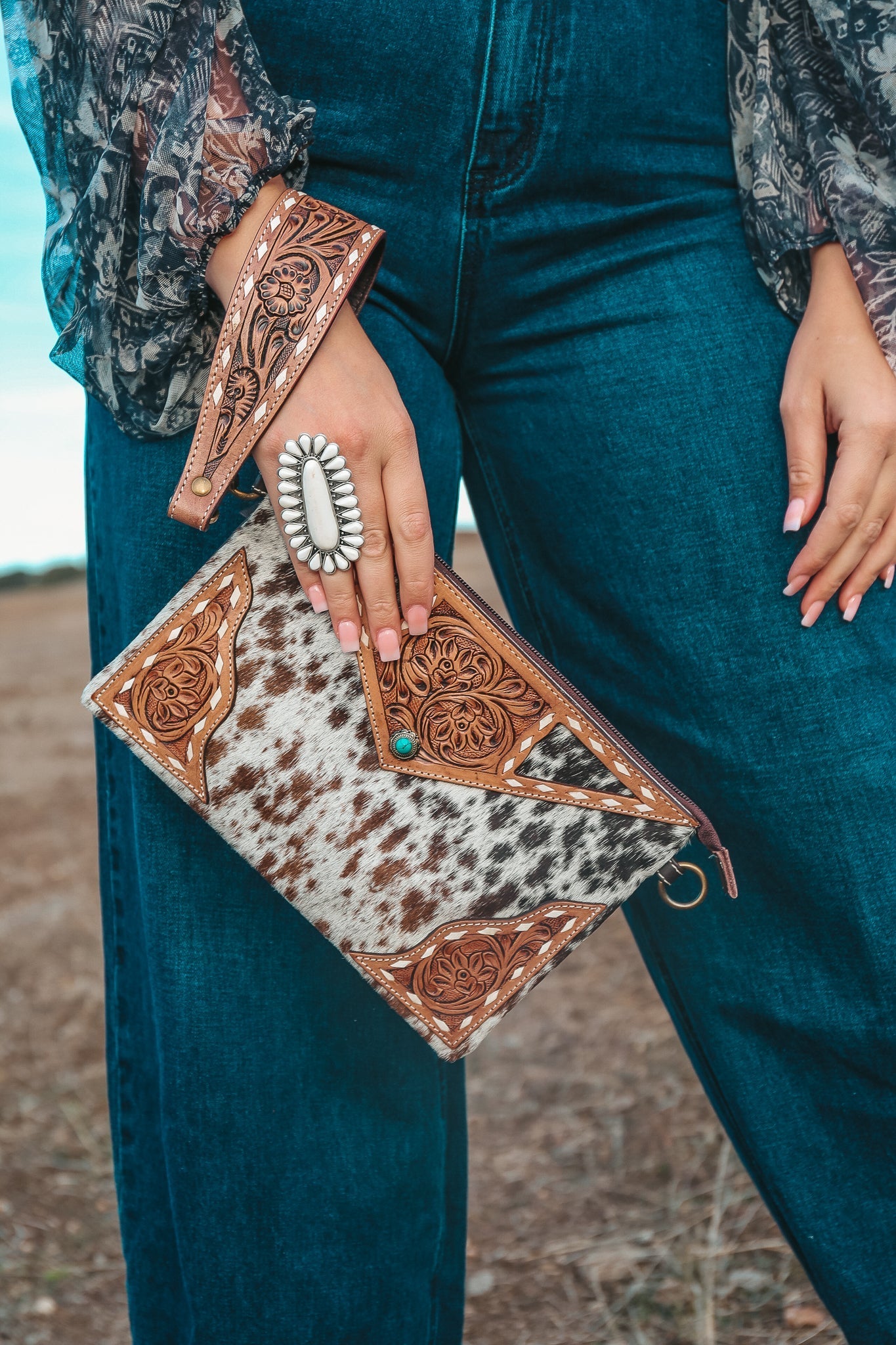 The Claudette Wristlet / Crossbody a Haute Southern Hyde by Beth Marie Exclusive Haute Southern Hyde