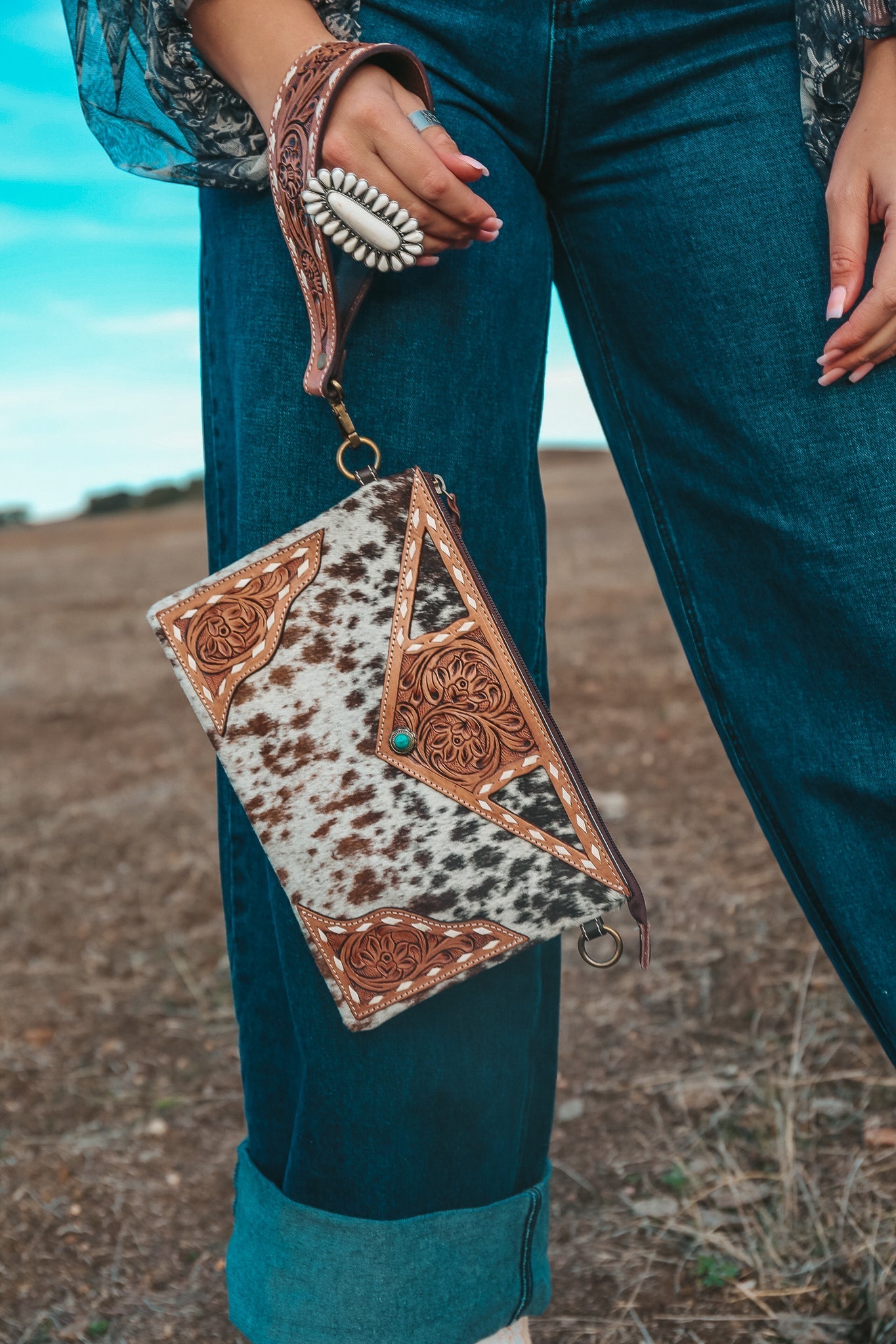 The Claudette Wristlet / Crossbody a Haute Southern Hyde by Beth Marie Exclusive Haute Southern Hyde