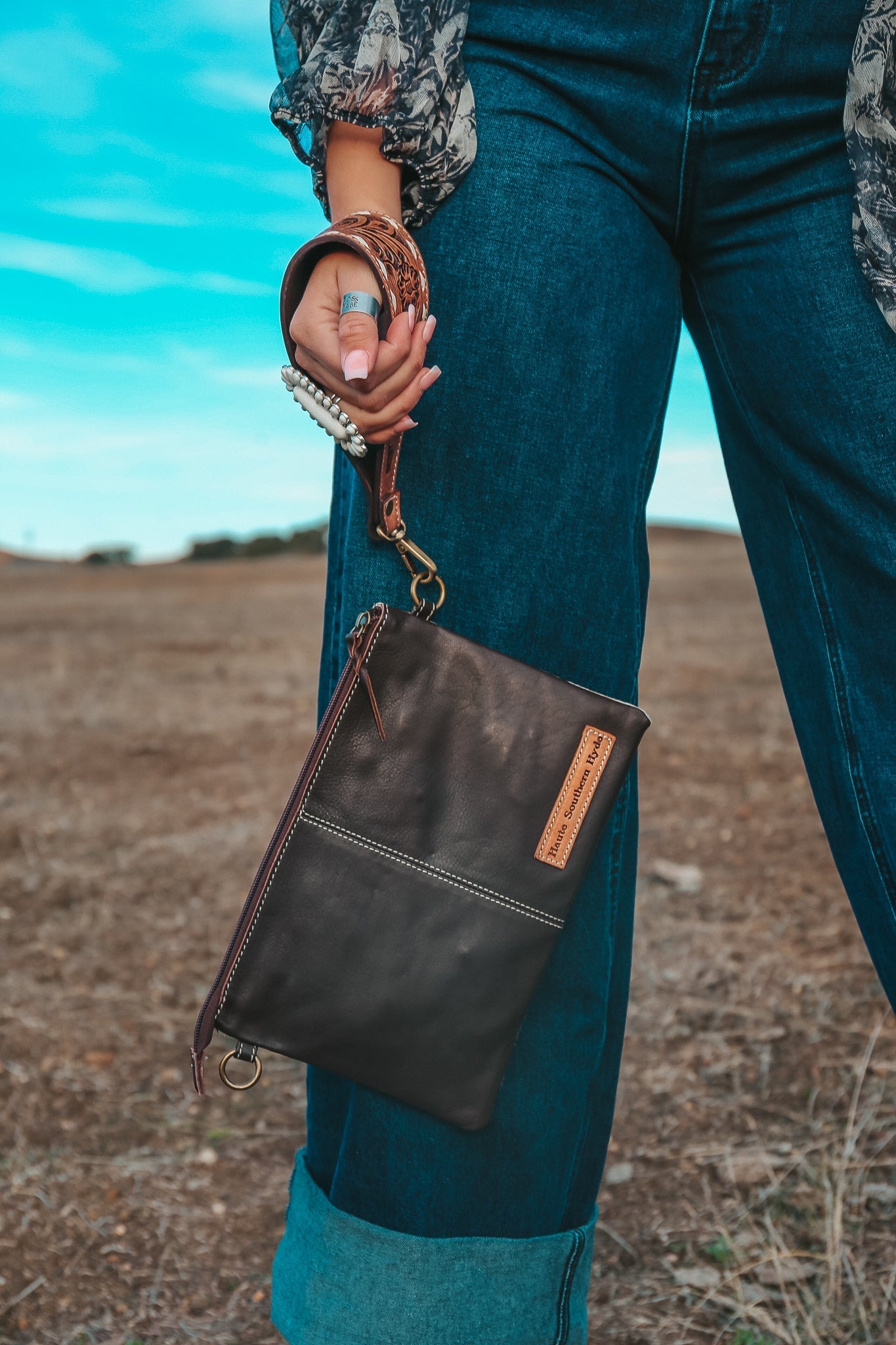 The Claudette Wristlet / Crossbody a Haute Southern Hyde by Beth Marie Exclusive Haute Southern Hyde