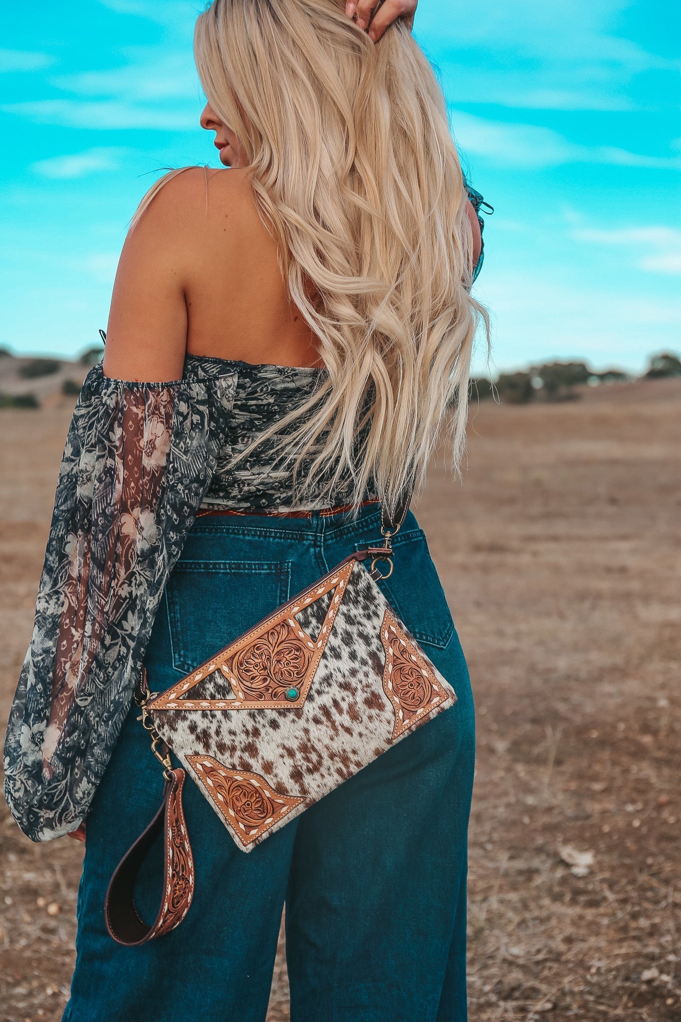 The Claudette Wristlet / Crossbody a Haute Southern Hyde by Beth Marie Exclusive Haute Southern Hyde