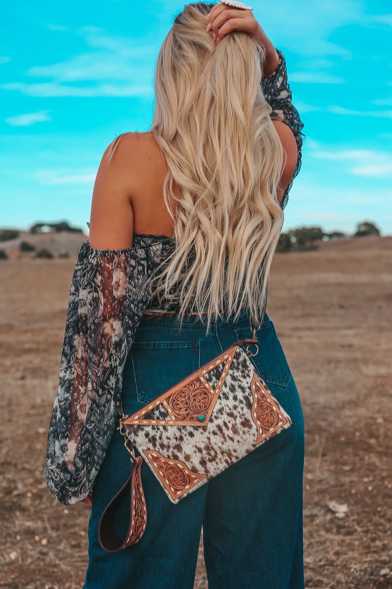 The Claudette Wristlet / Crossbody a Haute Southern Hyde by Beth Marie Exclusive Haute Southern Hyde