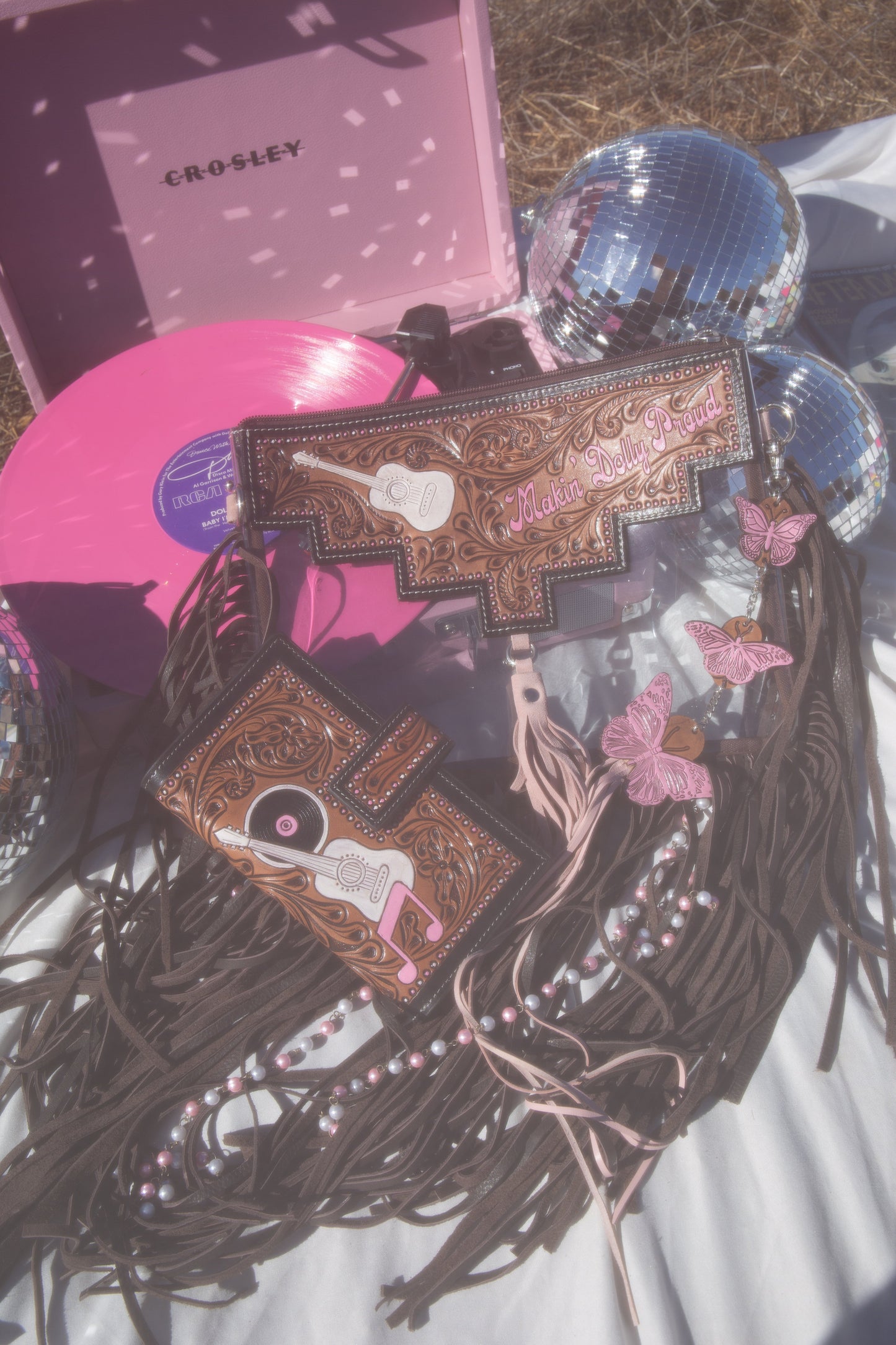 Dolly Taught Me Clear Bag a Haute Southern Hyde by Beth Marie Exclusive Haute Southern Hyde