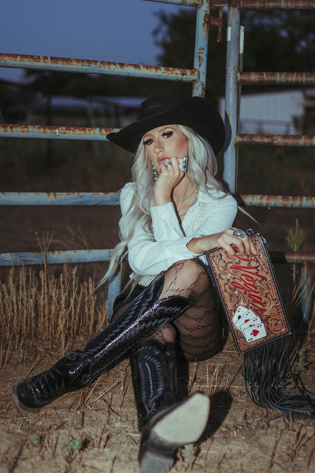 The Vegas Clutch Wristlet a Haute Southern Hyde by Beth Marie Exclusive Haute Southern Hyde