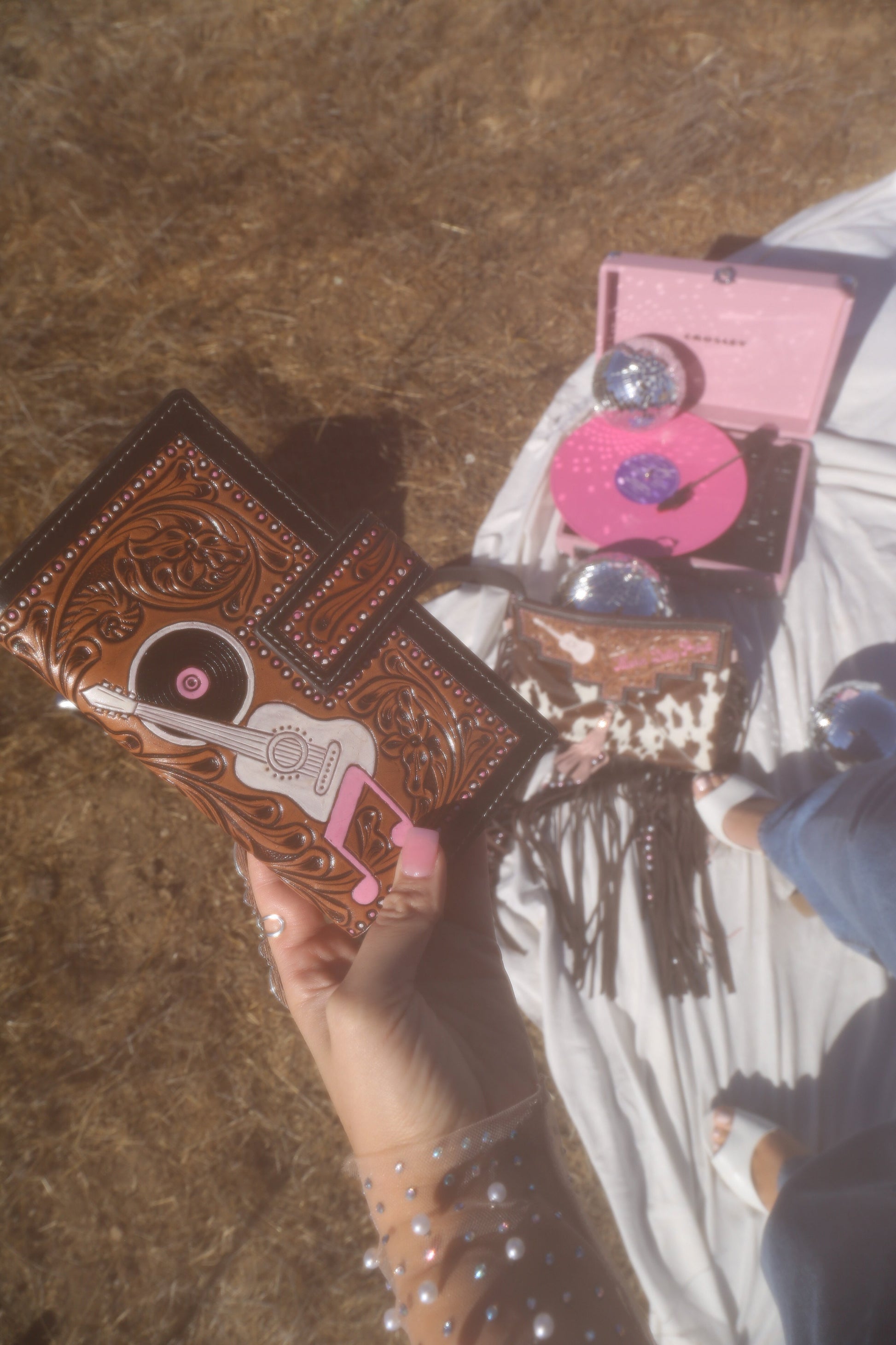 Dolly Taught Me Clear Bag a Haute Southern Hyde by Beth Marie Exclusive Haute Southern Hyde