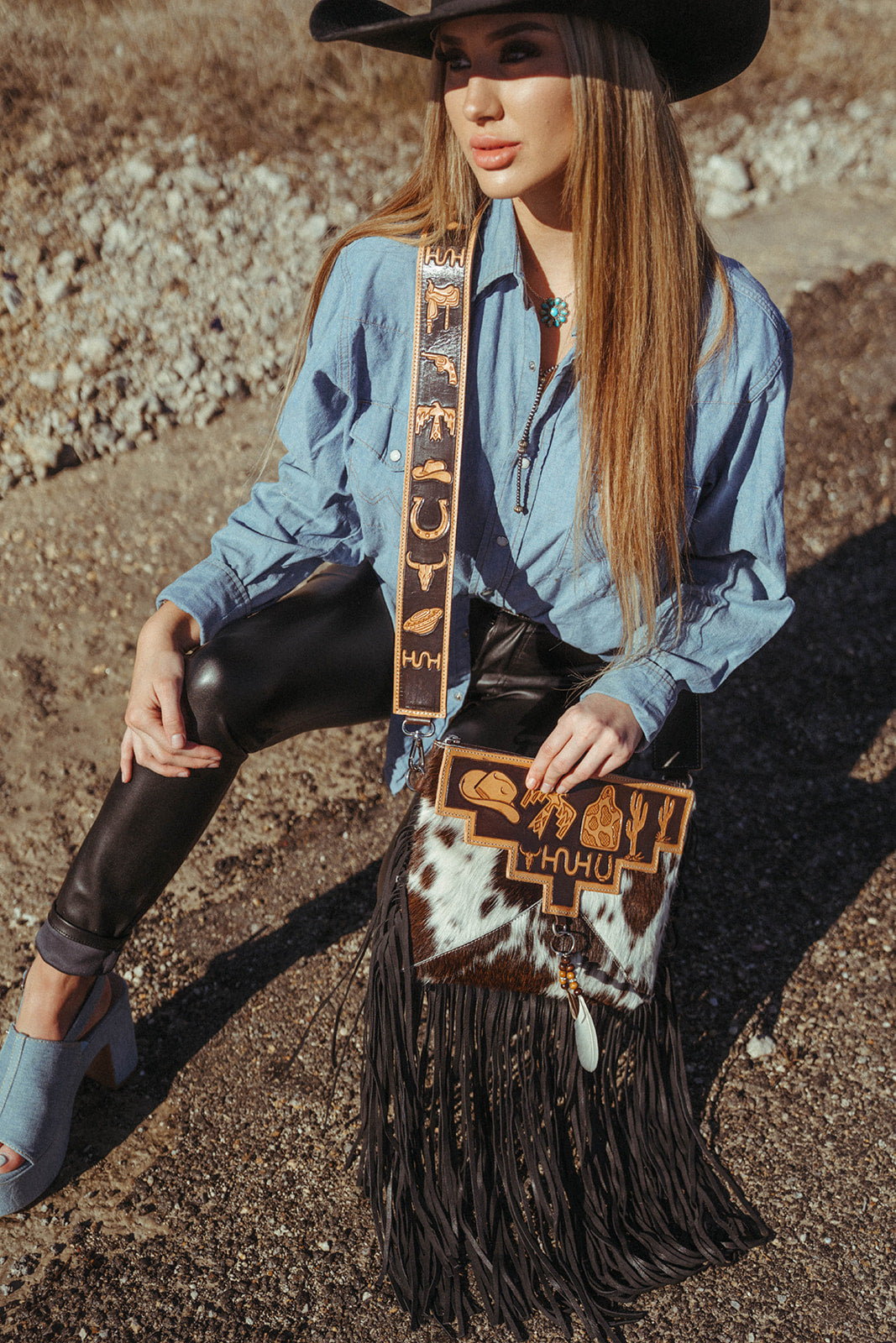 The Western & Branded Crossbody a Haute Southern Hyde by Beth Marie Exclusive Haute Southern Hyde