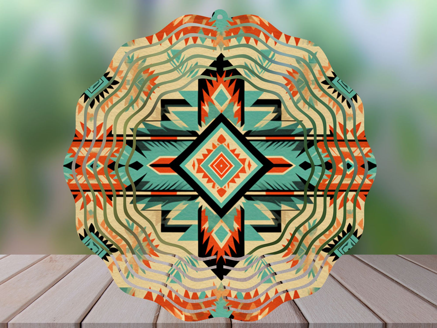 Garden Western Farm Themed Wind Spinners - 10 Inch Cedar Hill Country Market