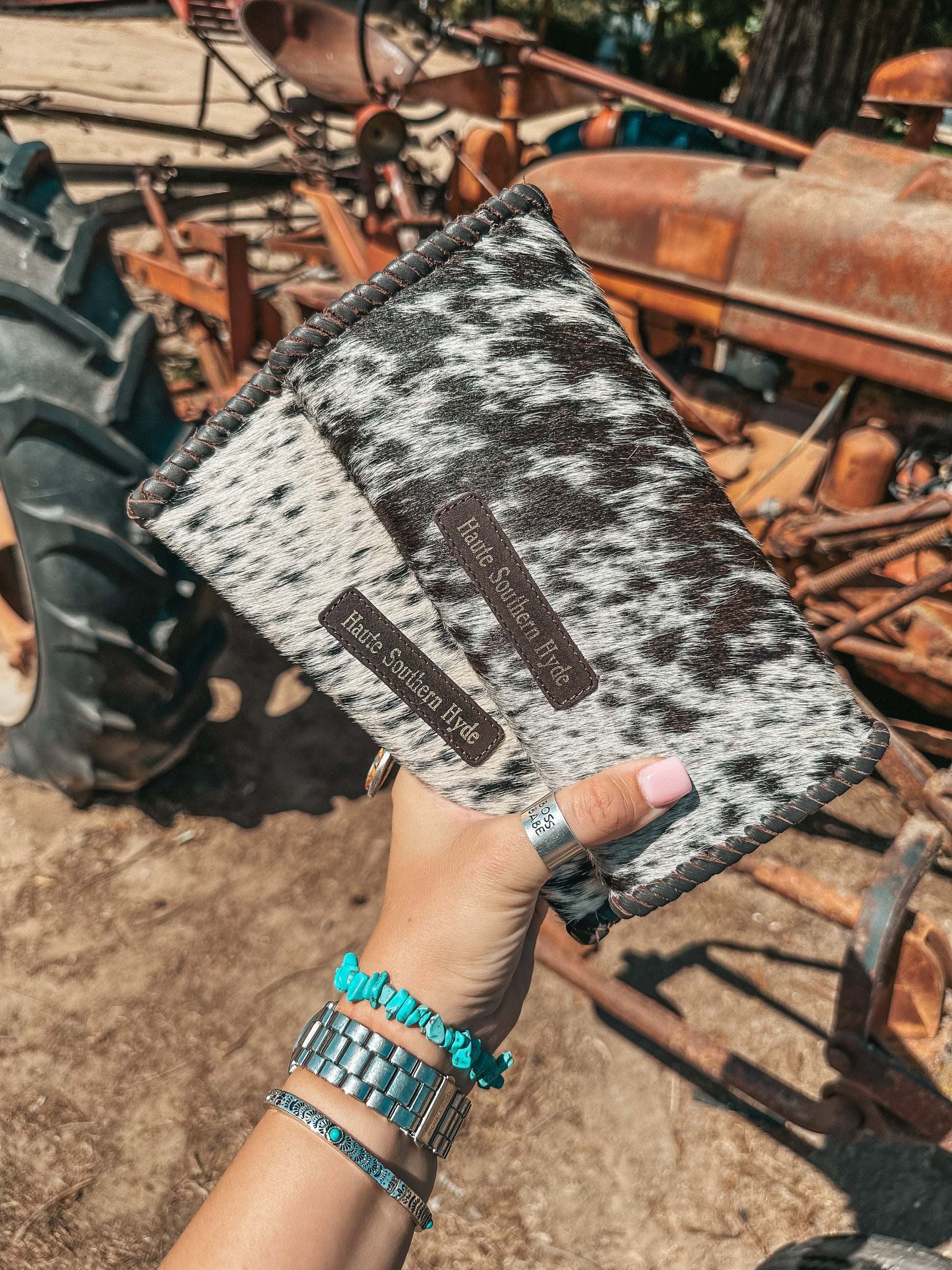 The Elva (Brown  Leather) Wallet a Haute Southern Hyde by Beth Marie Exclusive Haute Southern Hyde