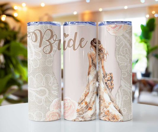 Bride to Be Elegant Bride Tumbler 20 oz Insulated Stainless Steel CedarHill Country Market