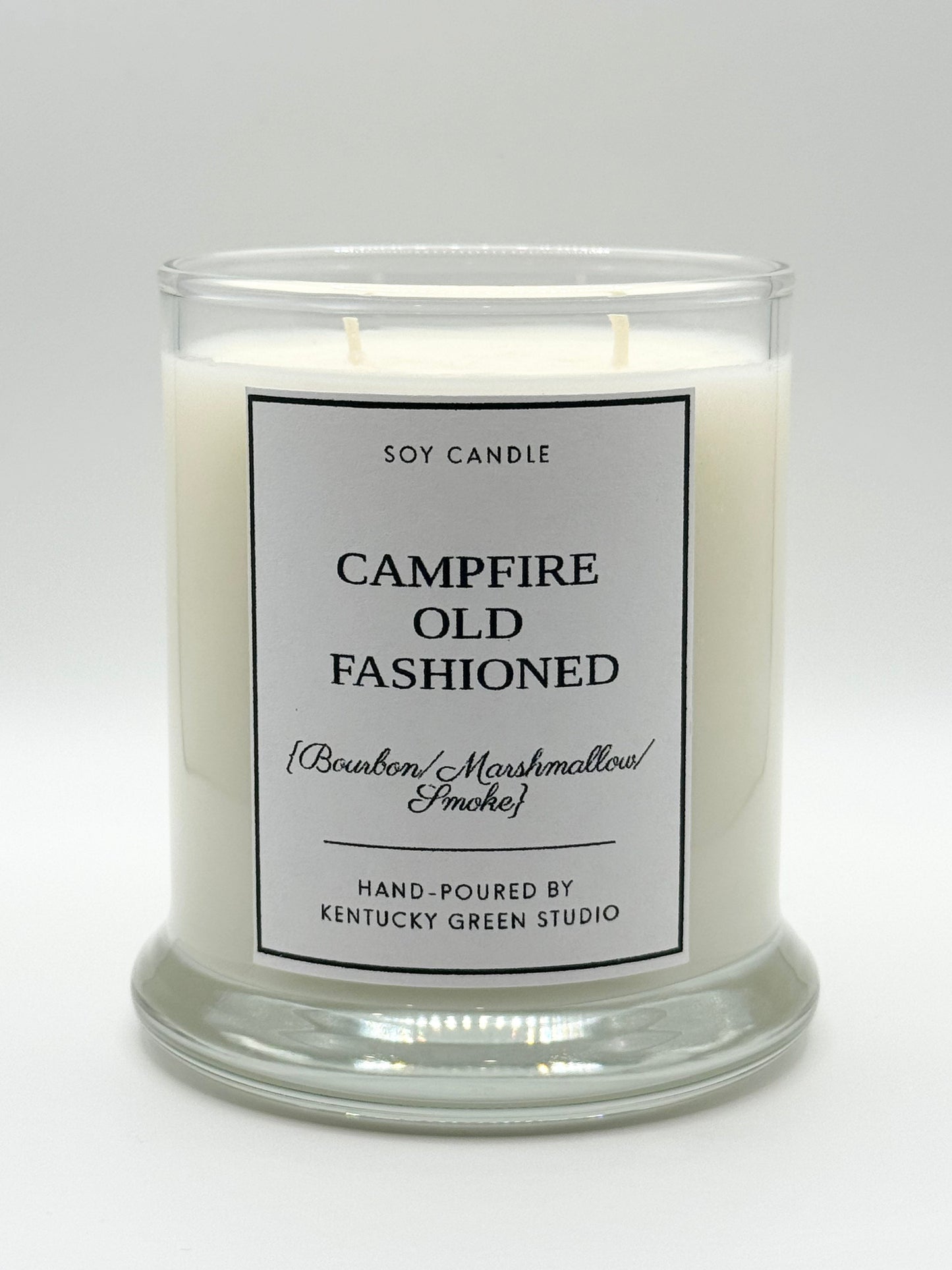 Campfire Old Fashioned Soy Candle Kentucky Green Studio