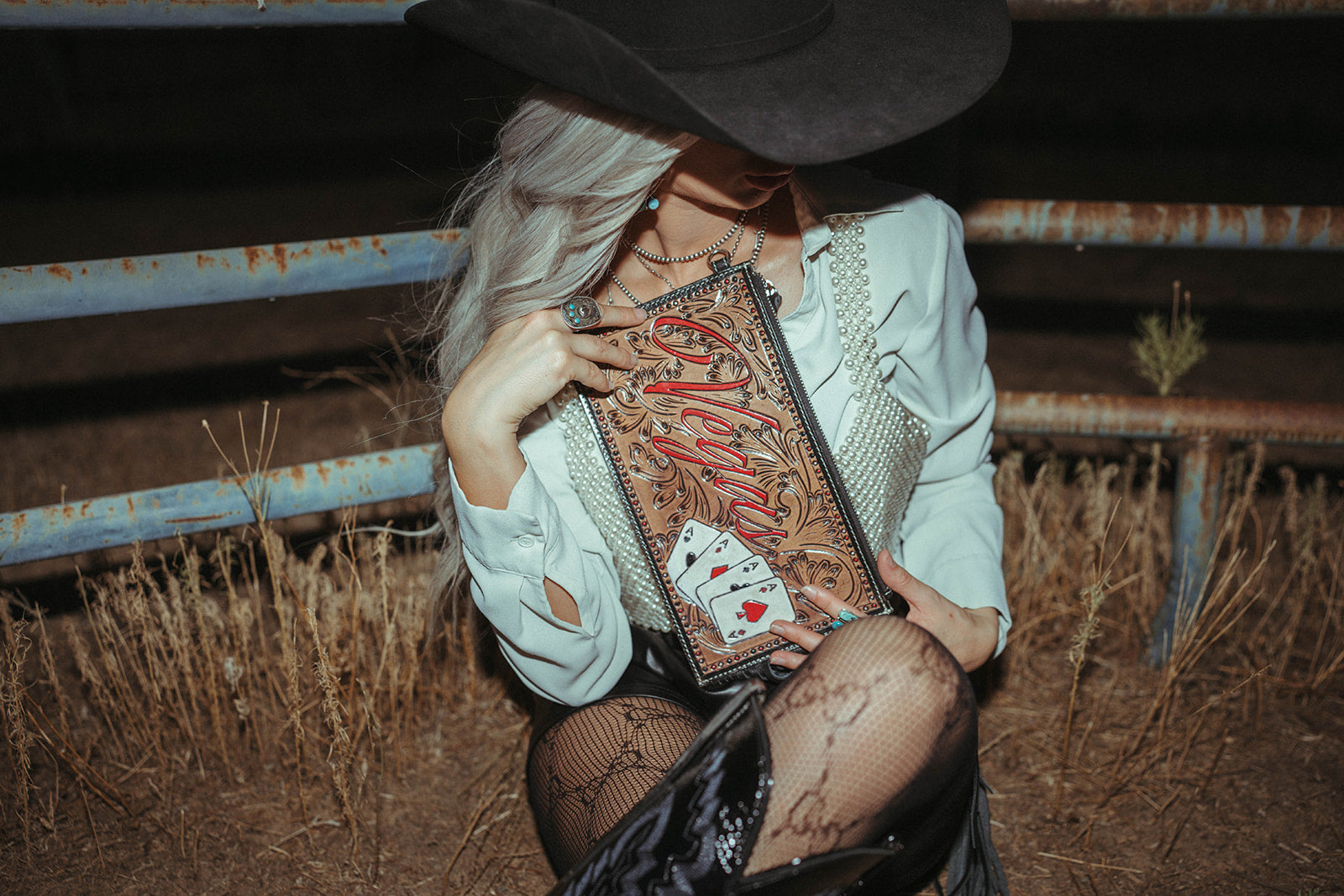 The Vegas Clutch Wristlet a Haute Southern Hyde by Beth Marie Exclusive Haute Southern Hyde