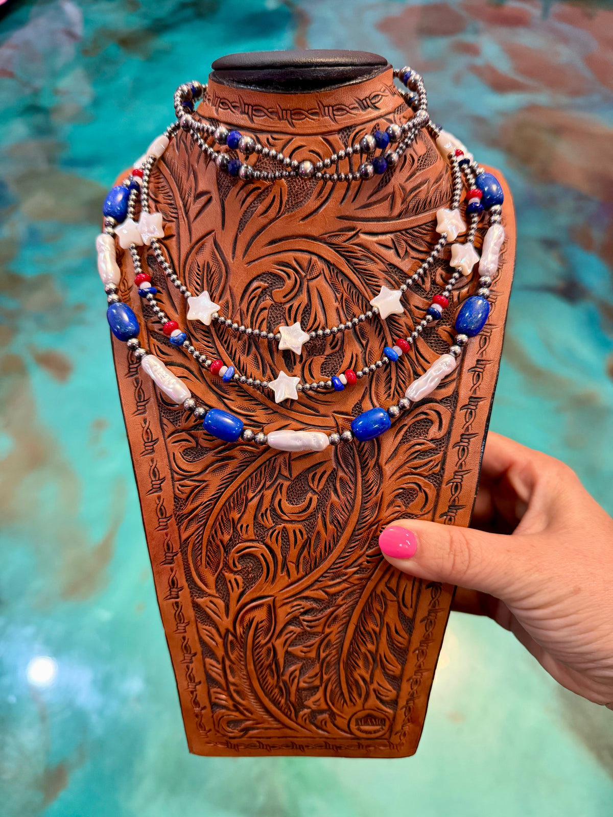 Jaci Collection – Sterling Silver, Lapis & Pearl Necklaces – Pick Your Favorite The Bijoux FAB Jewelry