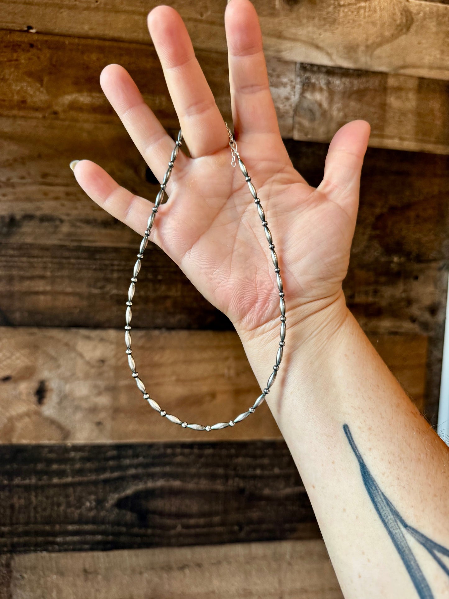 Mini Torpedo choker Sterling Silver Pearls The Bijoux FAB Jewelry