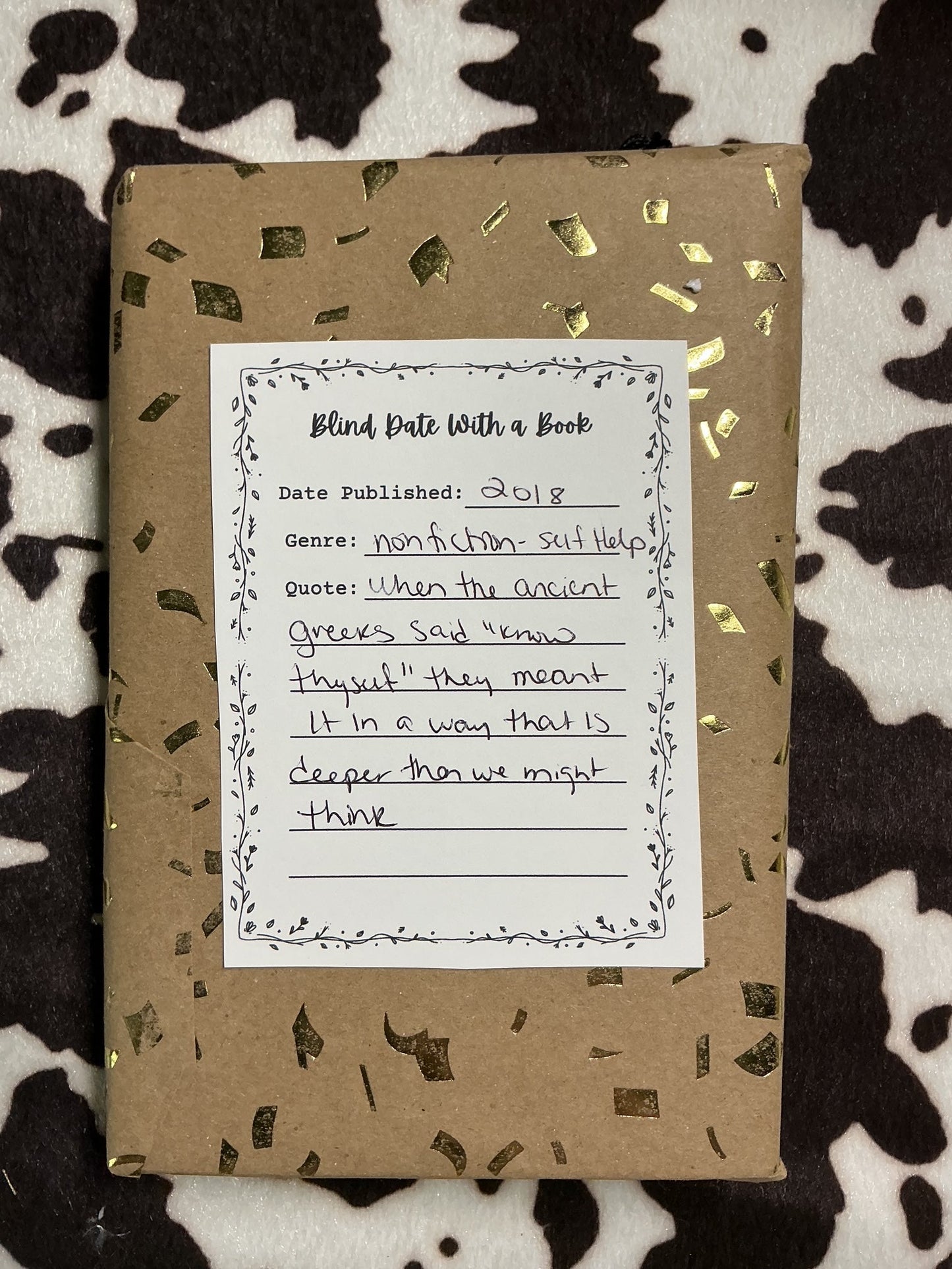 Date Night With a Book - Single Book / Book Lover Gift Cedar Hill Country Market