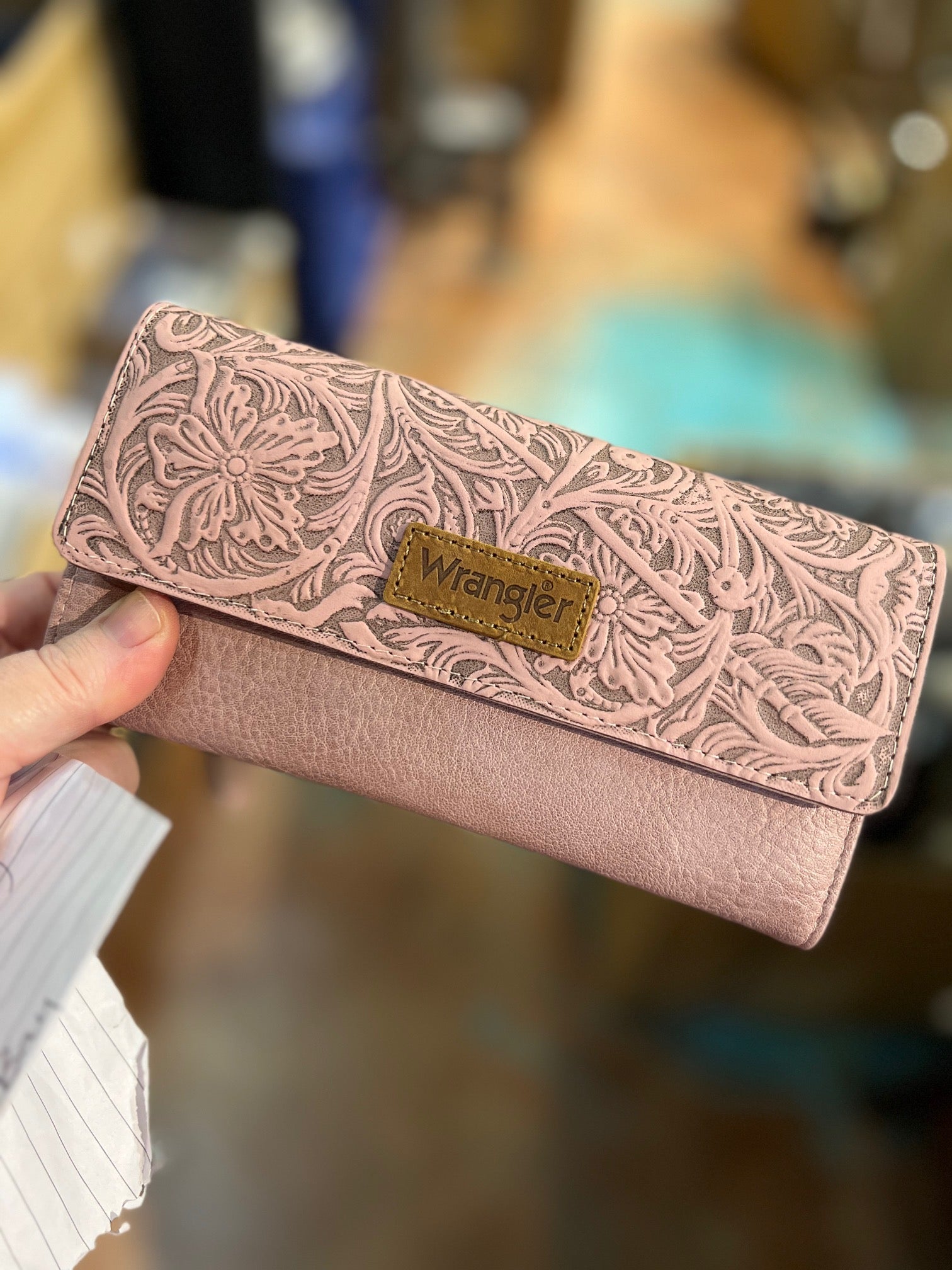 Wrangler Pale Pink Wallet Cedar Hill Country Market