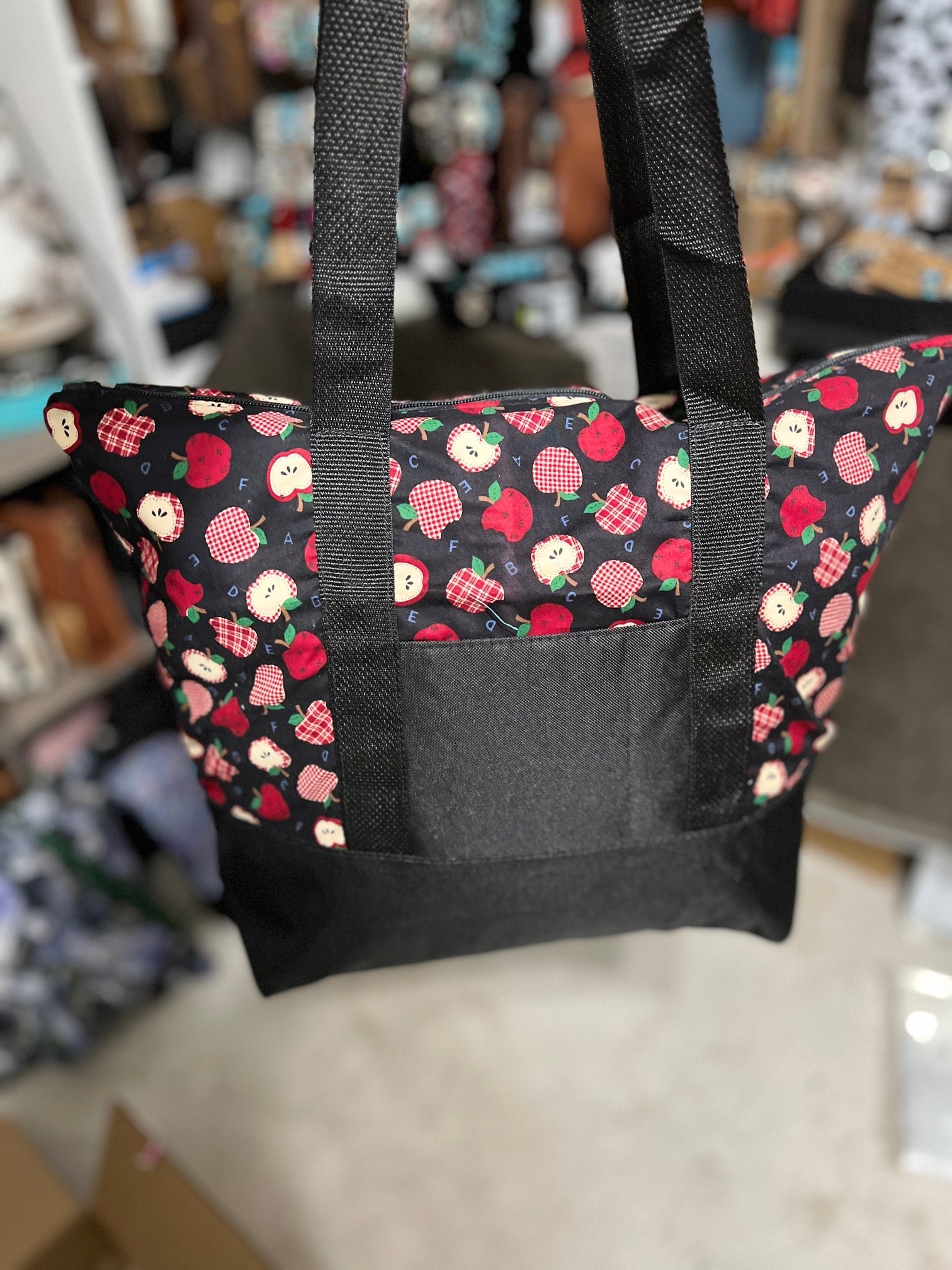 Western Themed Beach Tote Bags - Multi Cedar Hill Country Market