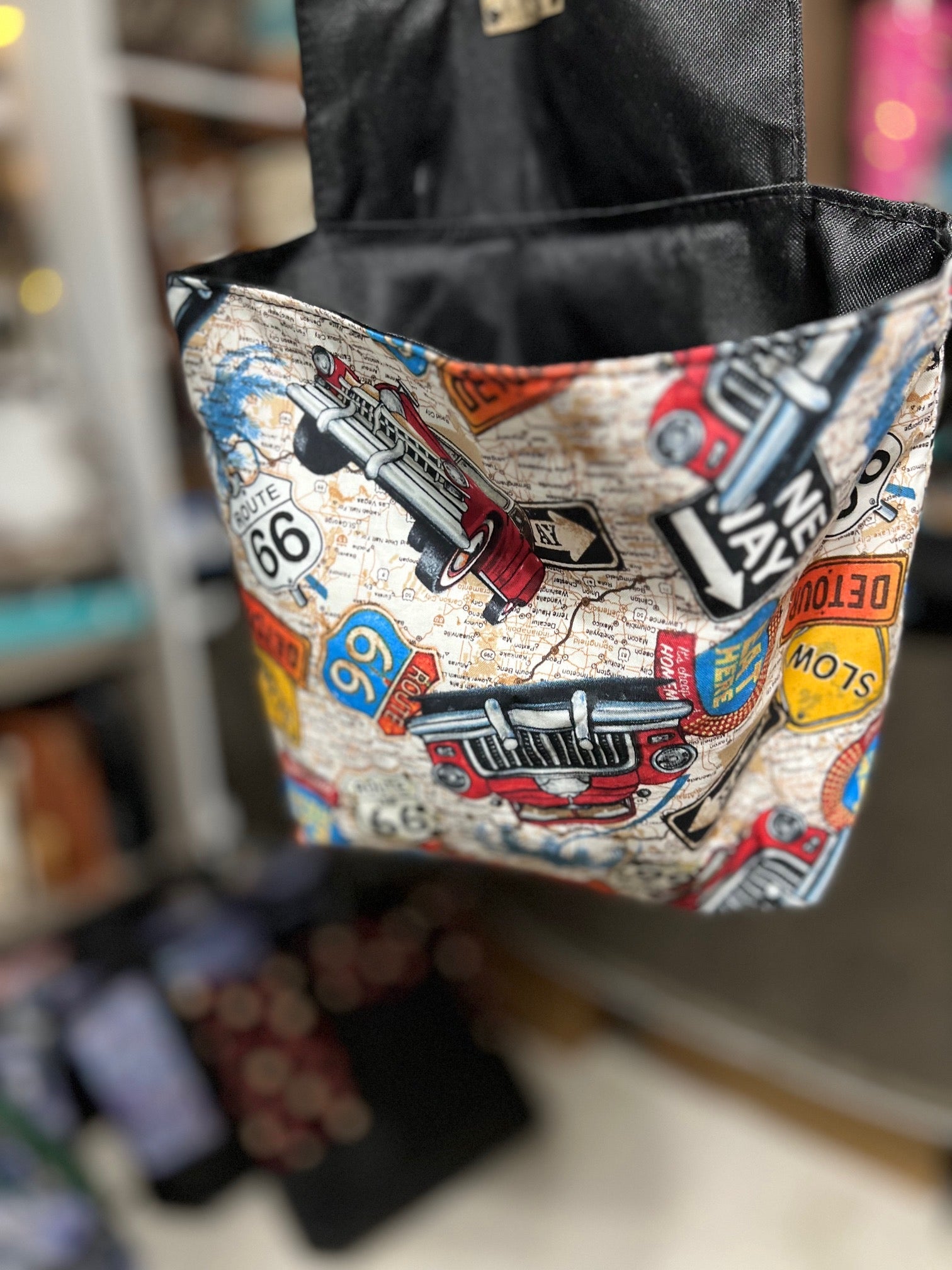 Western Themed AUTO TRASH Bags with snap hanger handle Cedar Hill Country Market