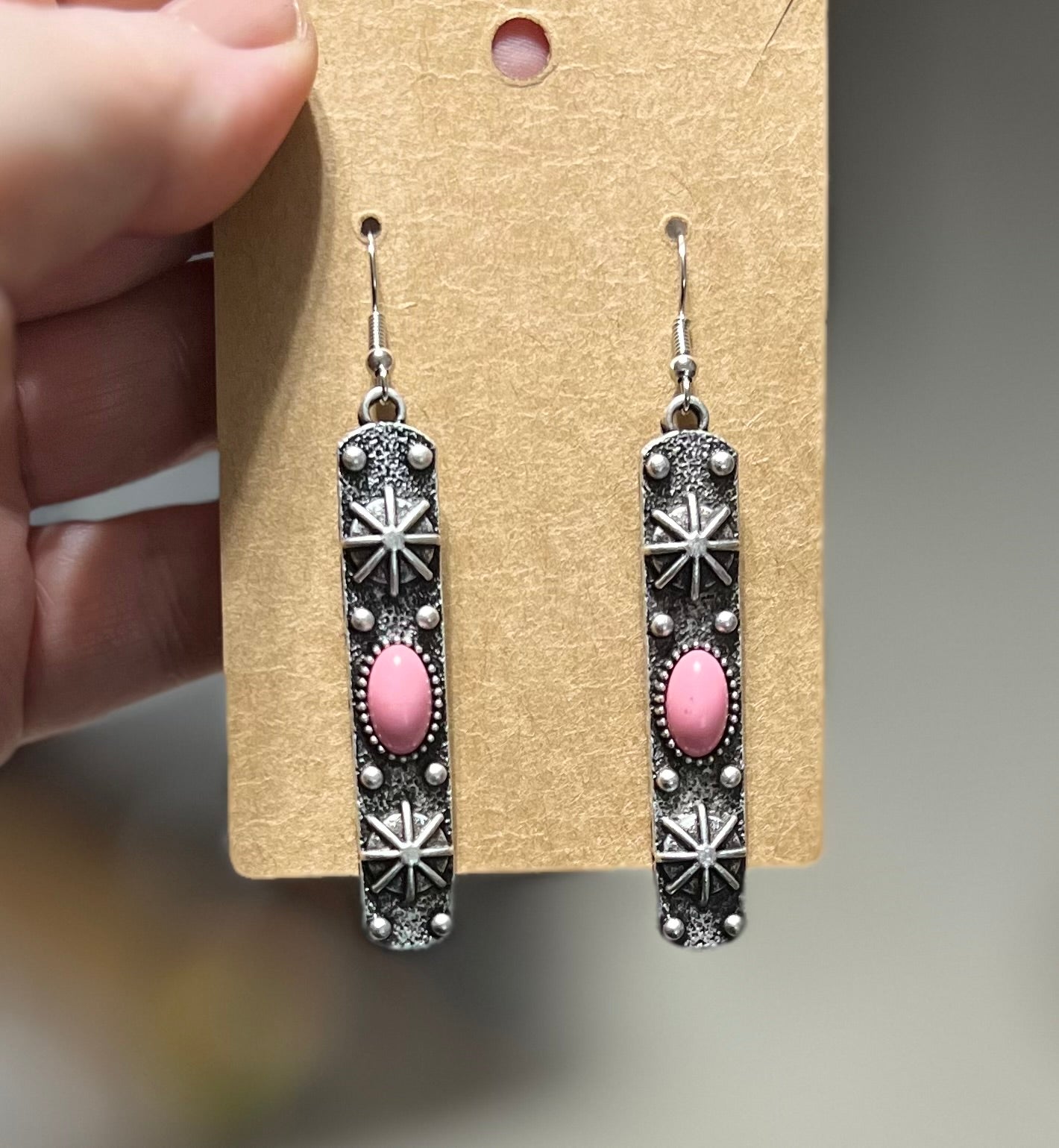 Fashion Native Inspired Aztec Bar Earrings - No 705 Cedar Hill Country Market