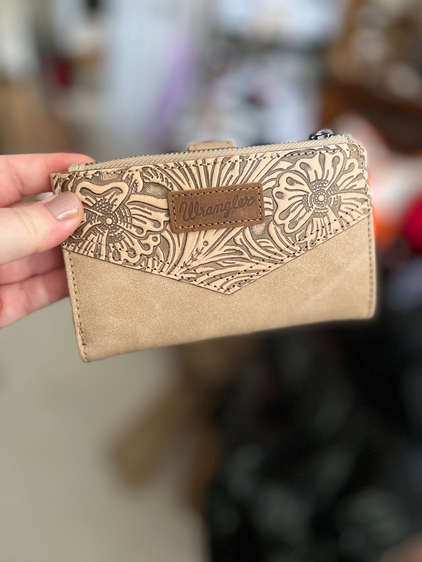 Wrangler Card Holder Bi-Fold Wallet No 709 Cedar Hill Country Market