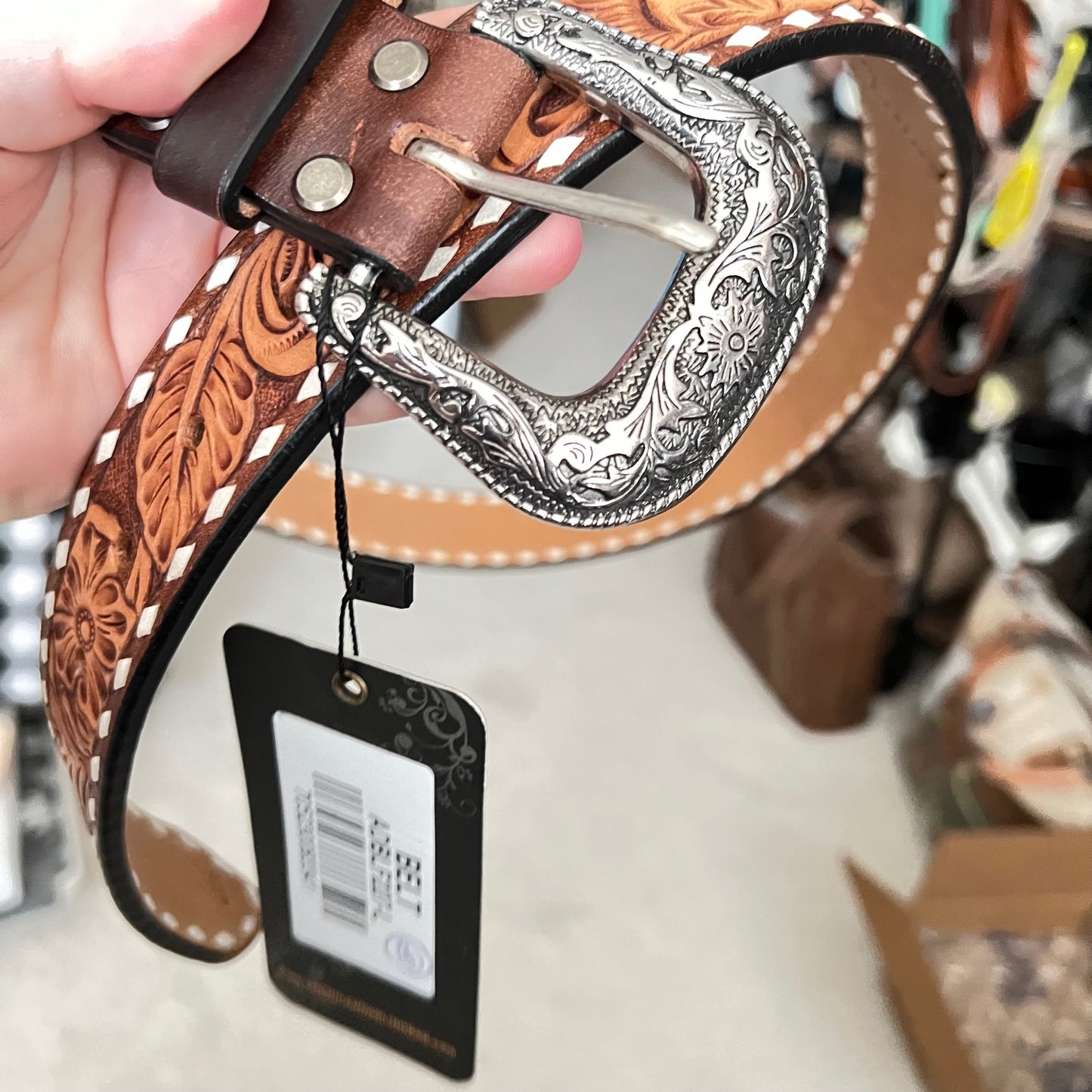 American Darling Leopard Women's Western Belt-XLarge Cedar Hill Country Market