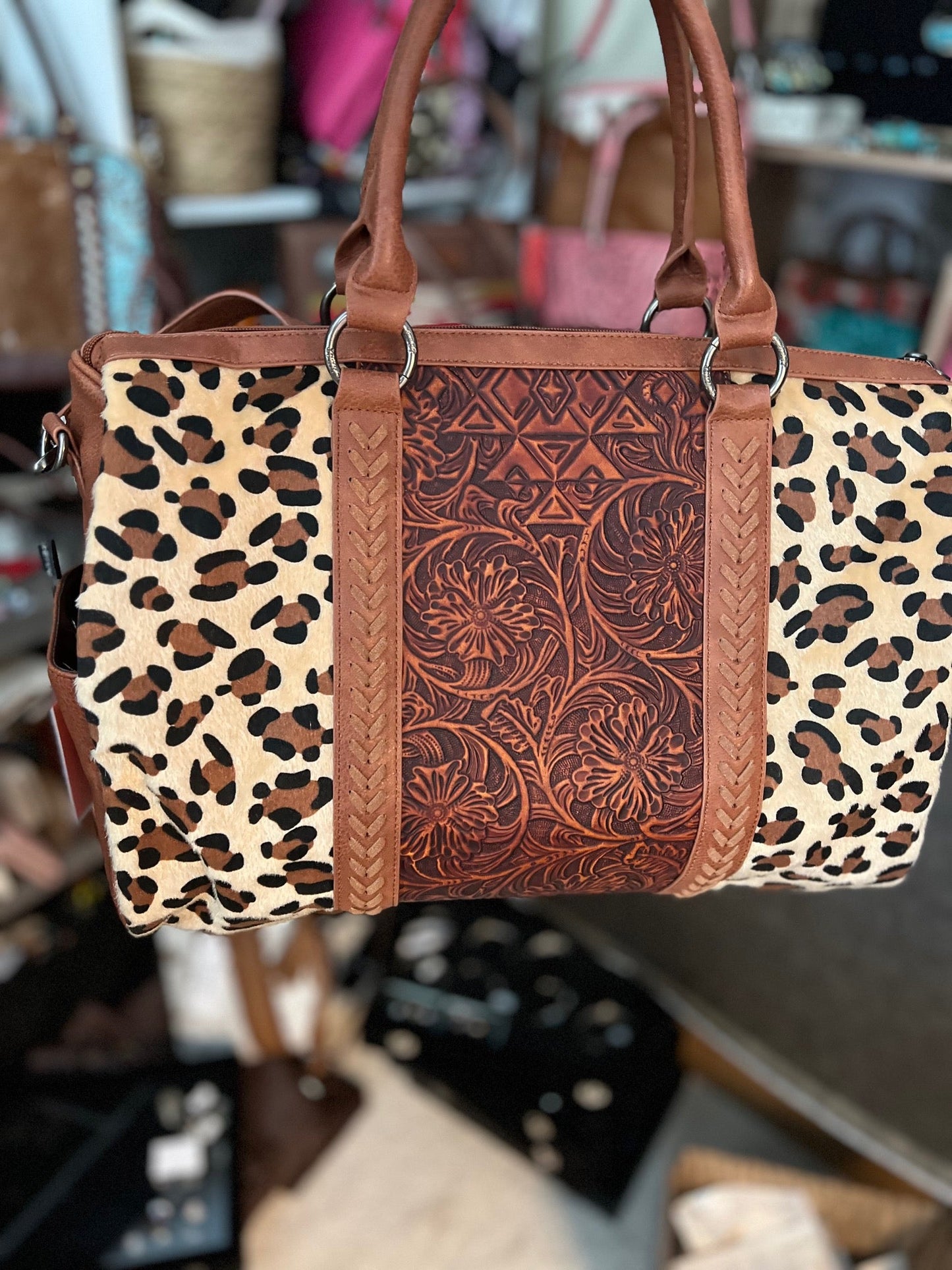 Montana West Collection Weekender with Crossbody Strap 800 Cedar Hill Country Market