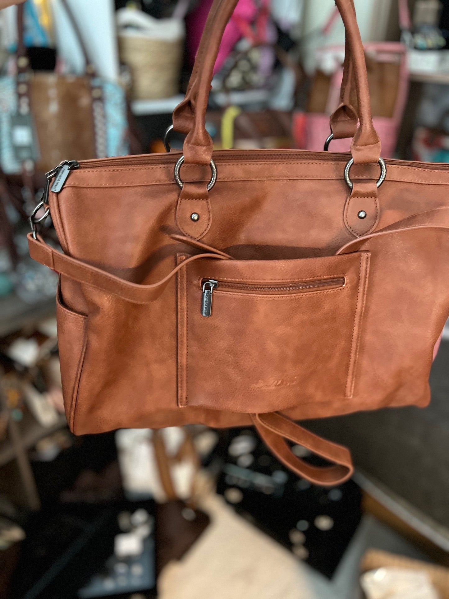 Montana West Collection Weekender with Crossbody Strap 800 Cedar Hill Country Market
