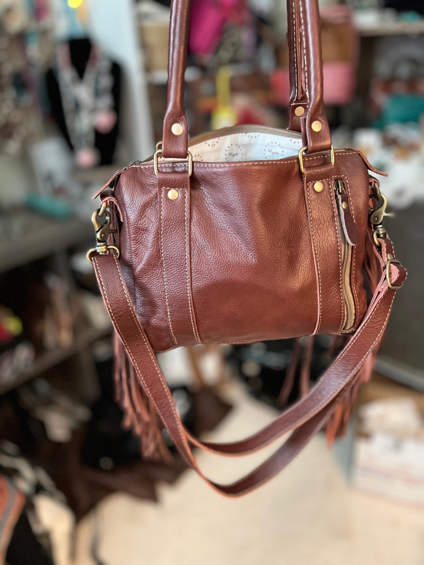 Myra Bag - Maia Handbag with Crossbody Strap 872 Cedar Hill Country Market