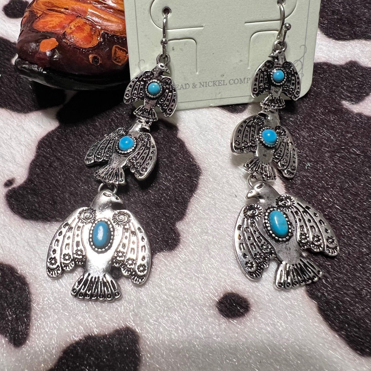 Thunderbird Earrings Cedar Hill Country Market