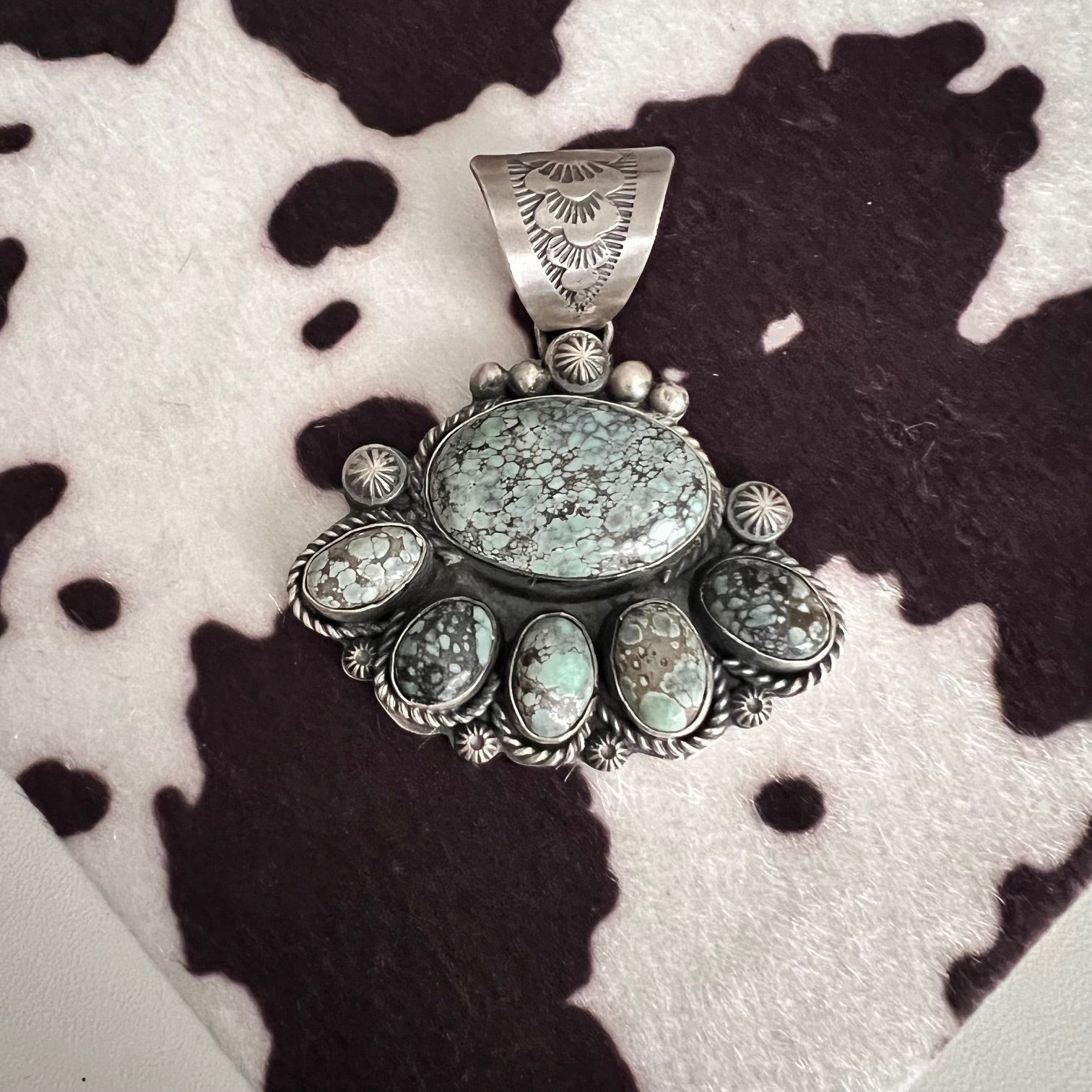 Genuine Tree From Turquoise Pendant - Artist Boyd Ashley Cedar Hill Country Market