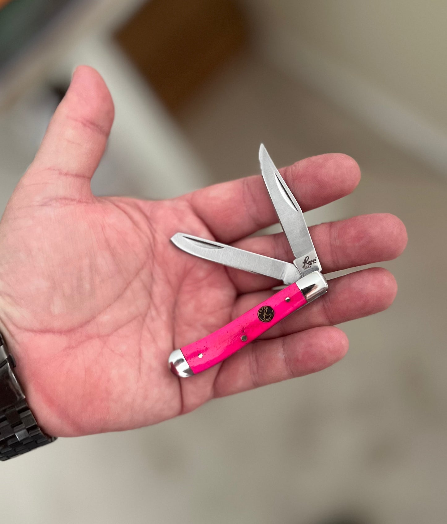Roper Knives Pink Sky Peanut Pocket Knife 6011 CedarHill Country Market
