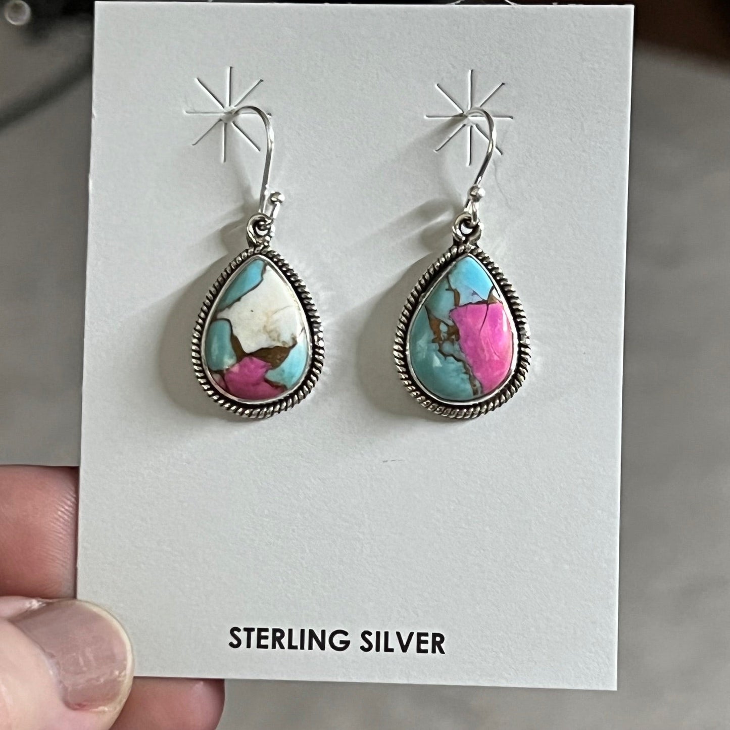 Genuine Cotton Candy Dangle Earrings Cedar Hill Country Market