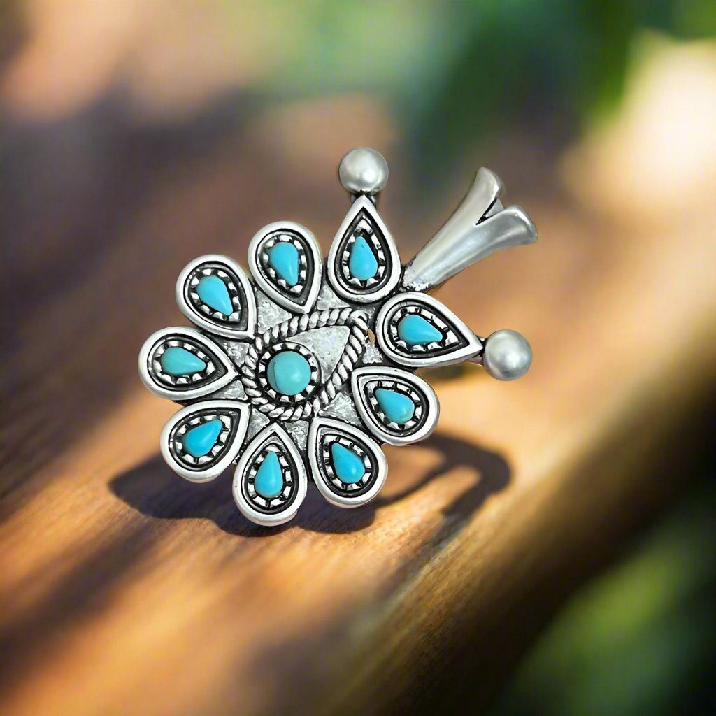Spiny Squash Turquoise Ring CedarHill Country Market
