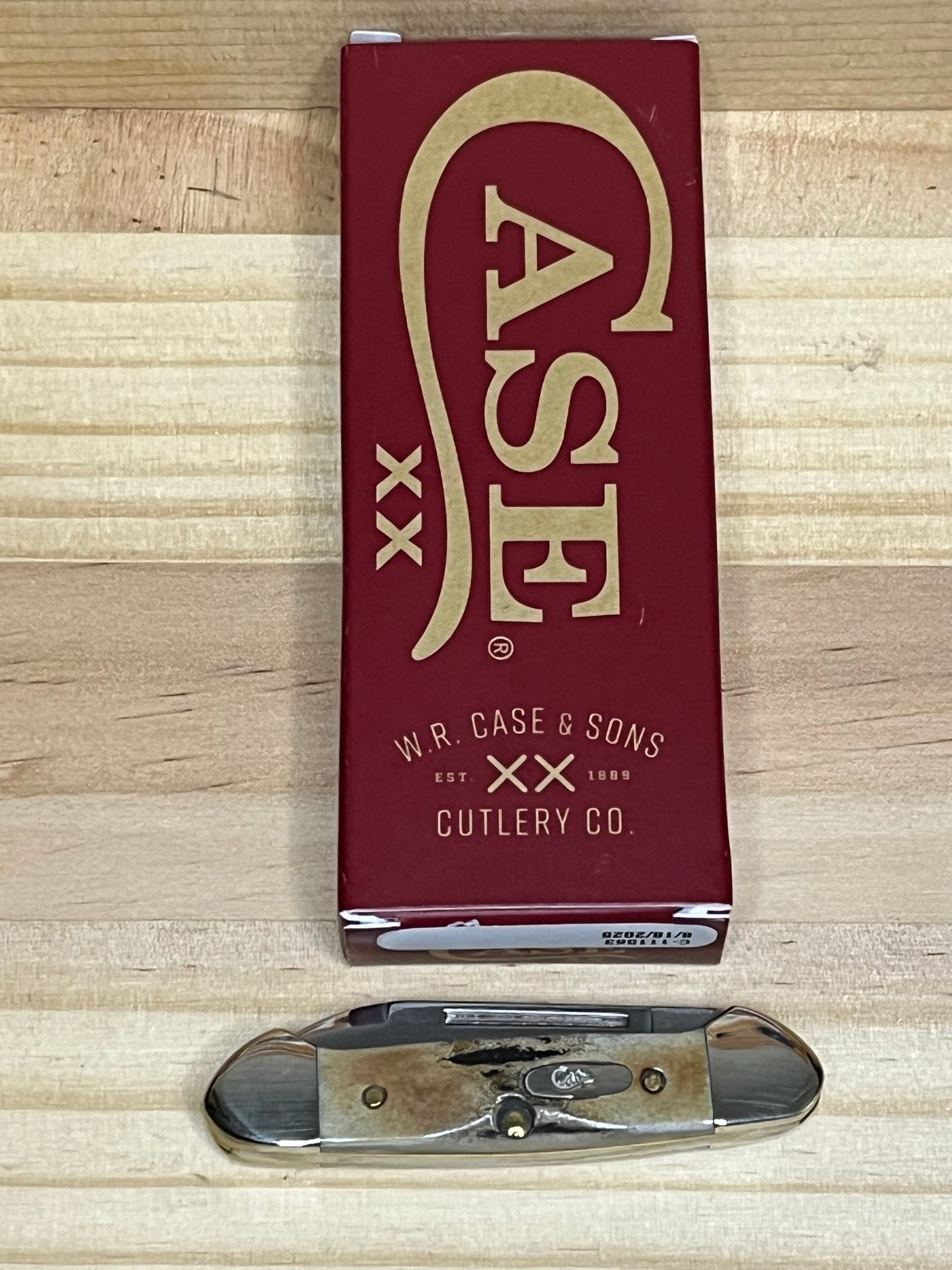 Case Genuine Stag Baby Butterbean Pocket Knife (CA05537) 7047 CedarHill Country Market