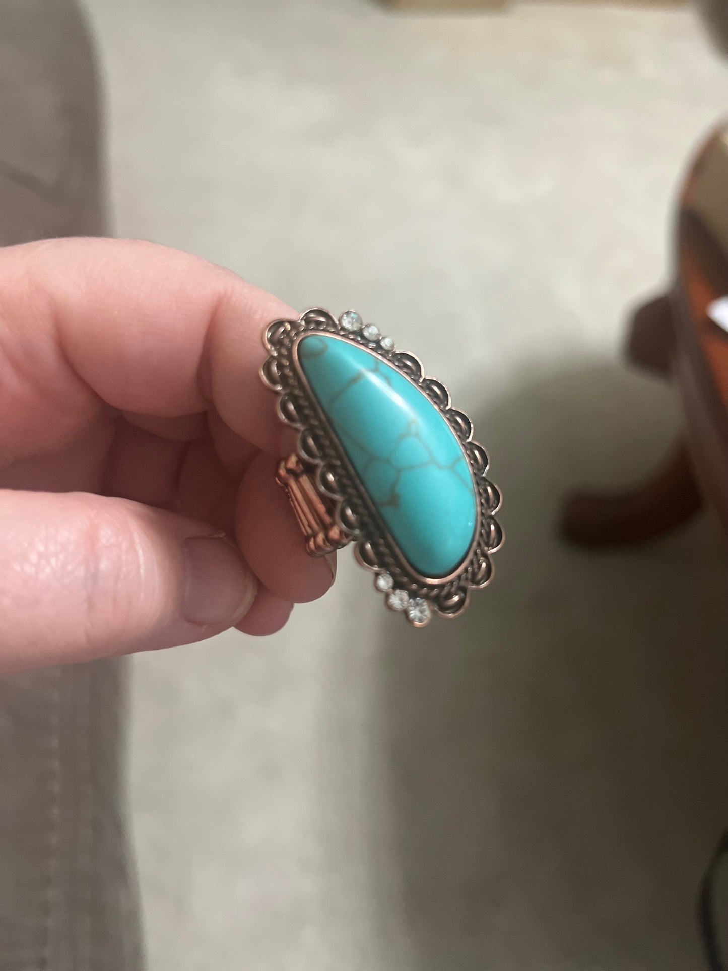 Faux Natural Stone Adjustable Rings CedarHill Country Market