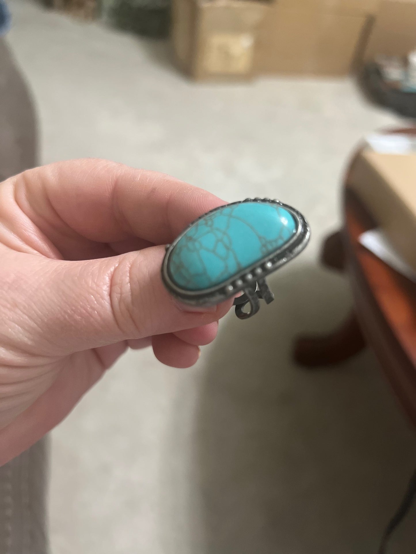 Faux Natural Stone Adjustable Rings CedarHill Country Market