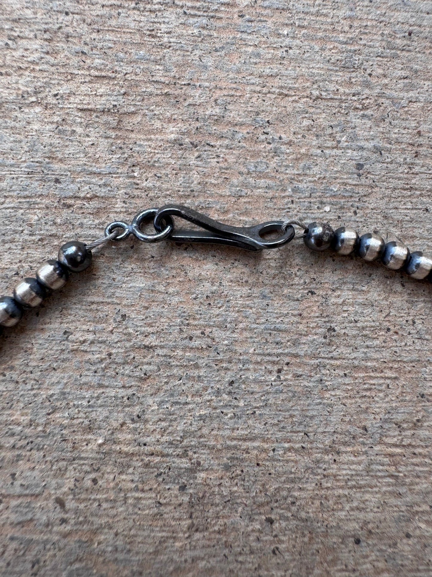 Handcrafted Freshwater Pearl & Sterling Silver Pearl 3-10mm Beaded Lariat Necklace 20" Nizhoni Traders LLC