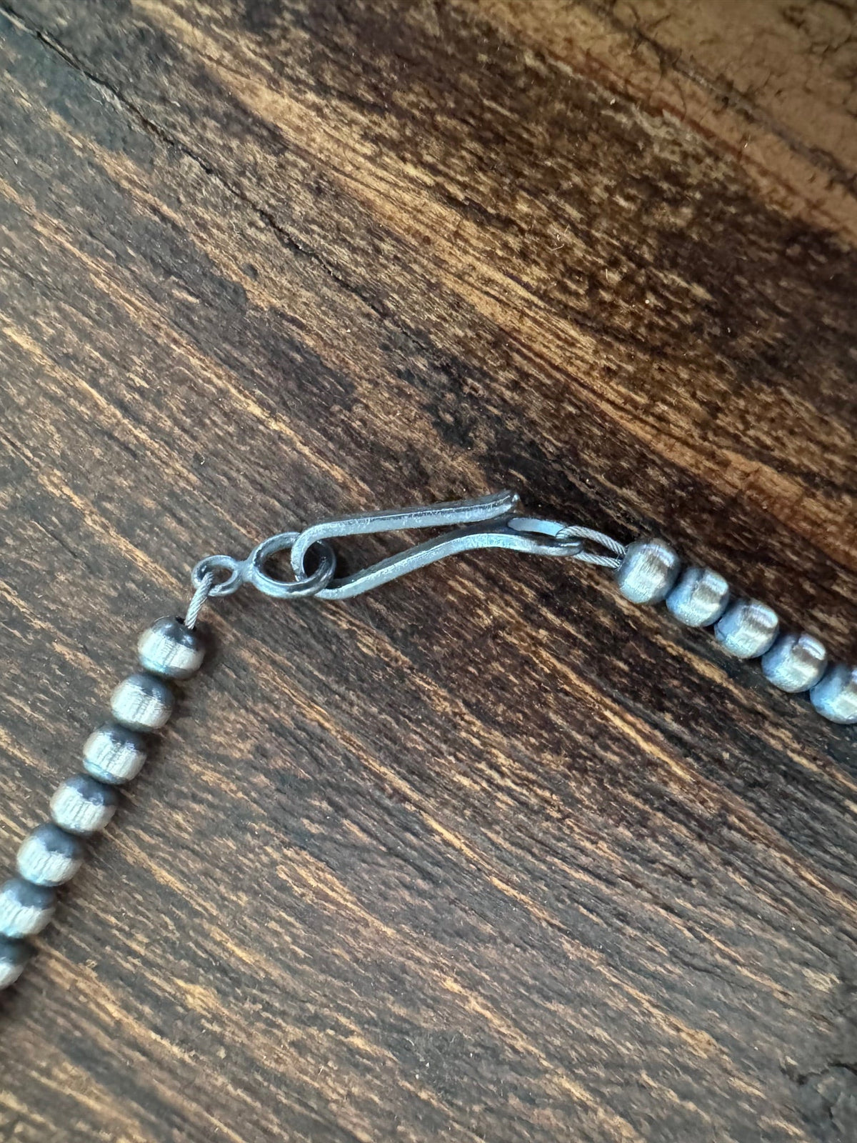 Handcrafted Red Spiny, Orange Spiny & Sterling Silver Pearl 3mm Beaded Necklace Nizhoni Traders LLC