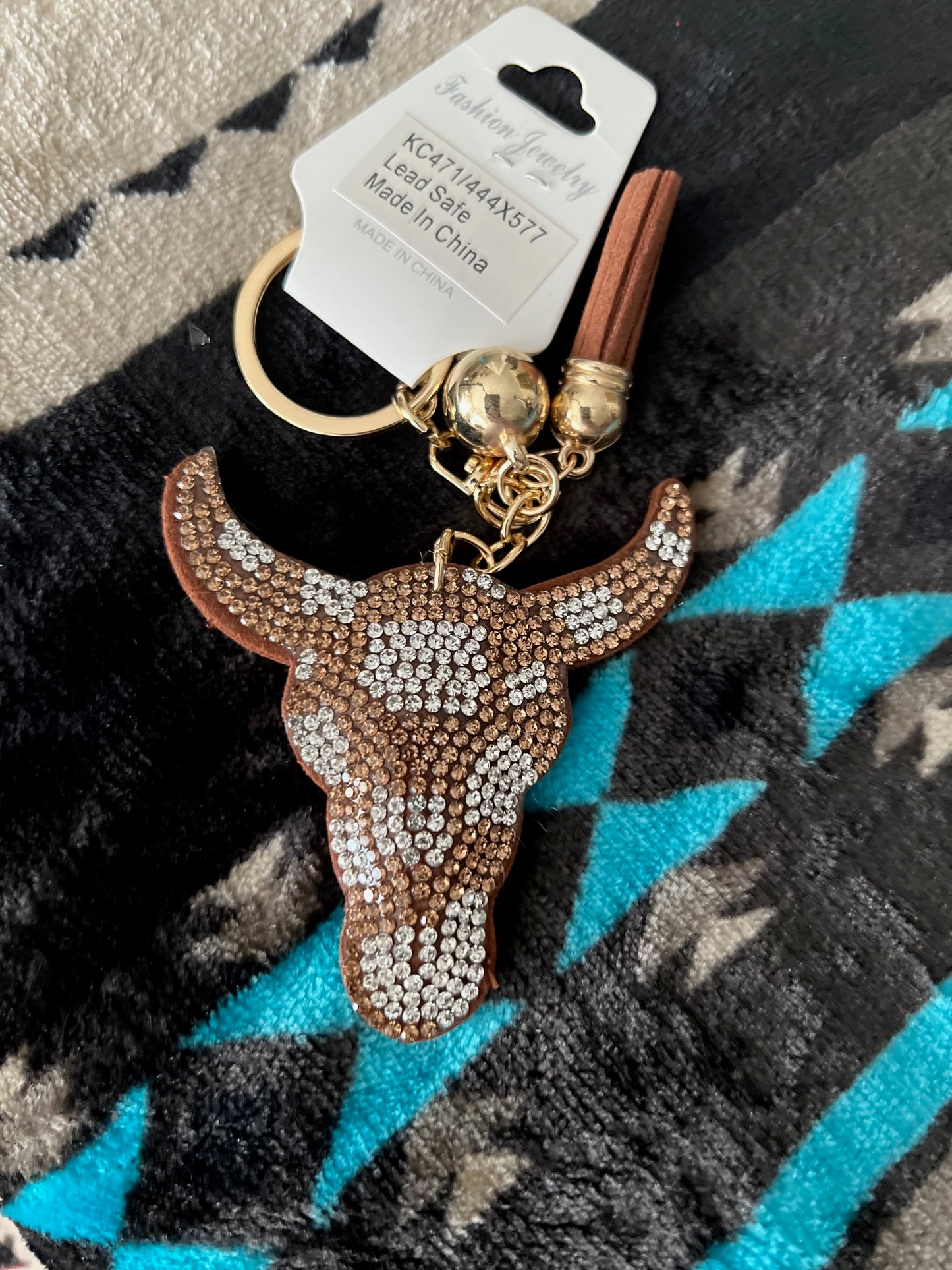 Rhinestone Western KeyChains Cedar Hill Country Market