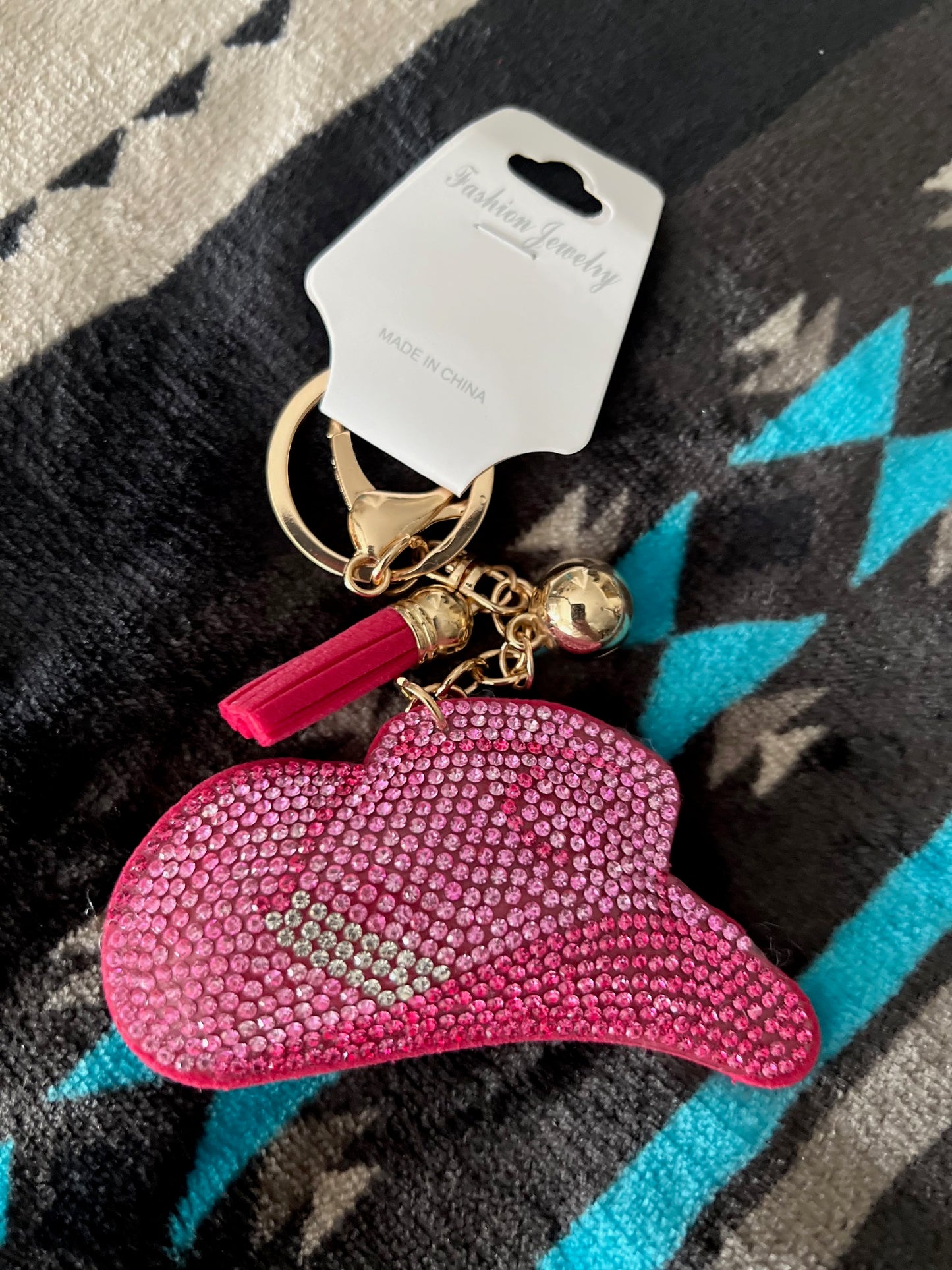 Rhinestone Western KeyChains Cedar Hill Country Market