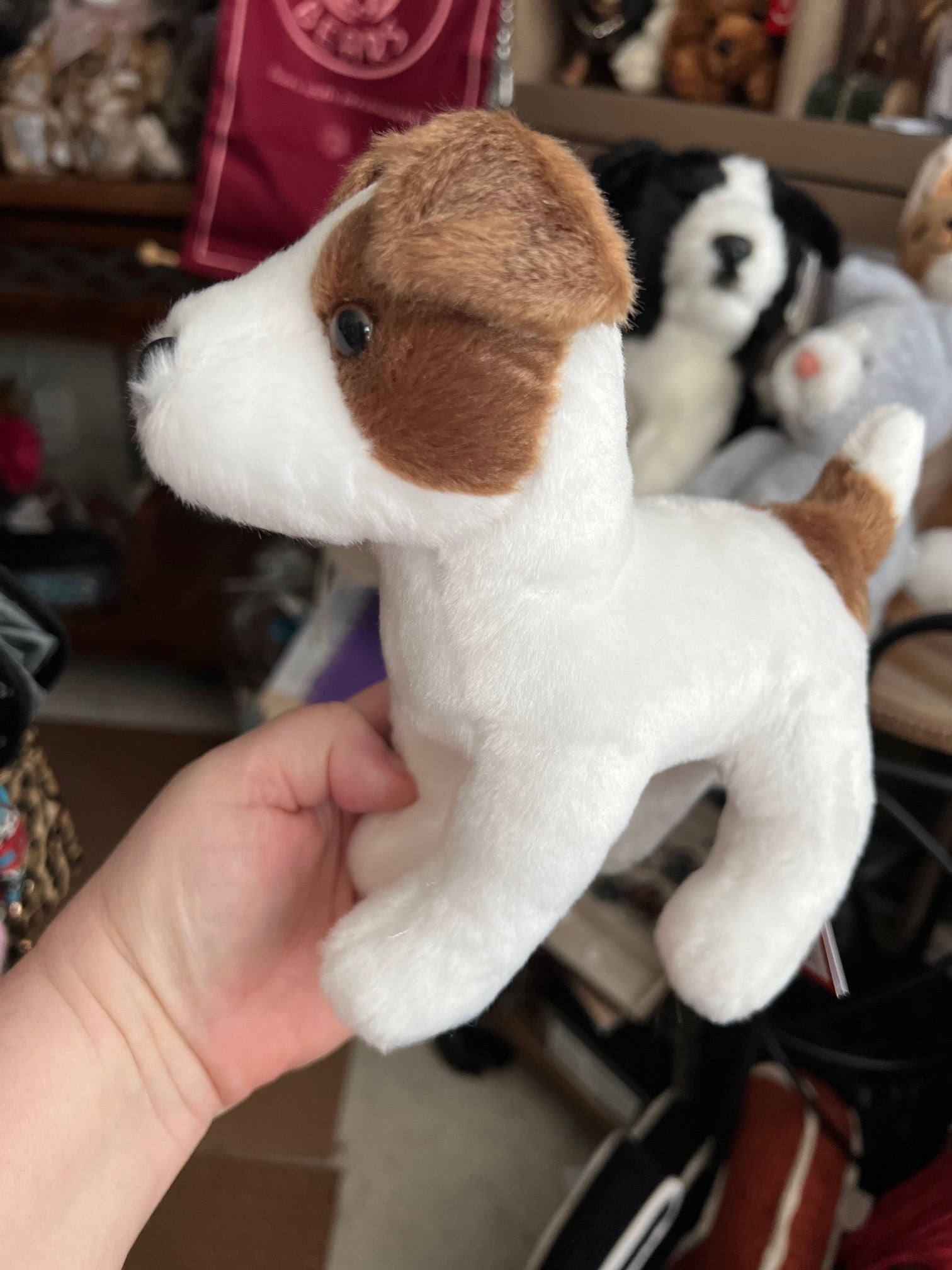 Jack Russell Terrier Stuffie 10" Cedar Hill Country Market