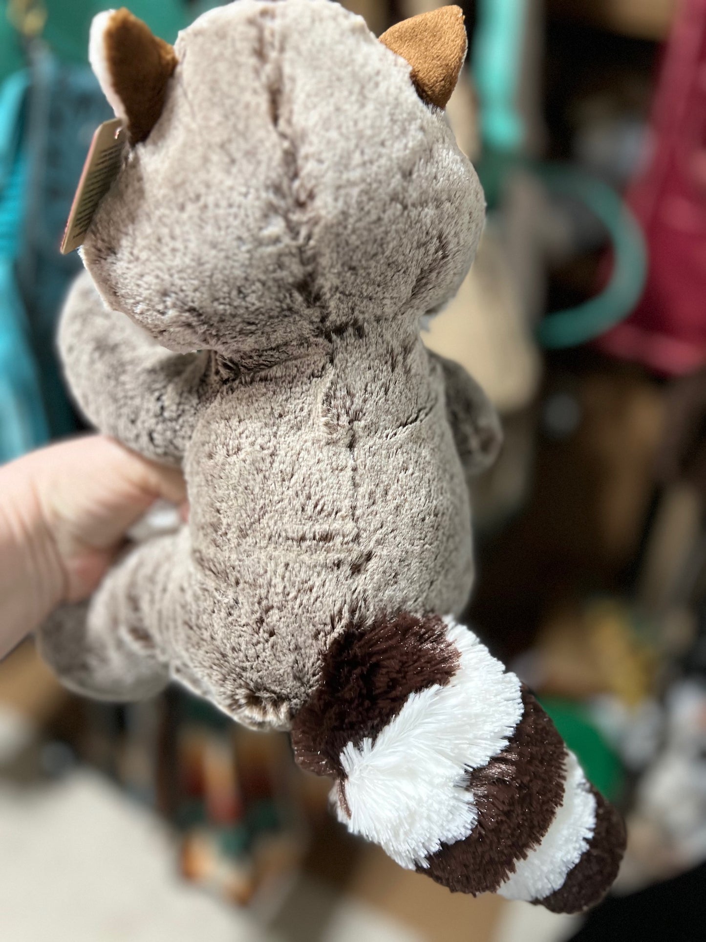 Racoon Stuffie by Aurora 11.5 inches Cedar Hill Country Market