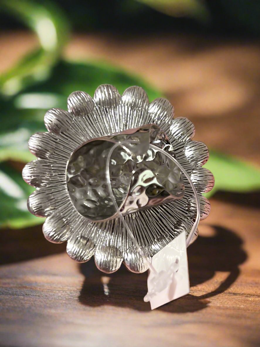 Sandra Ling Buffalo Coin AB Cuff Ring CedarHill Country Market