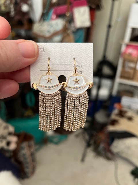 Rodeo Cowgirl Dangle Earrings Cedar Hill Country Market