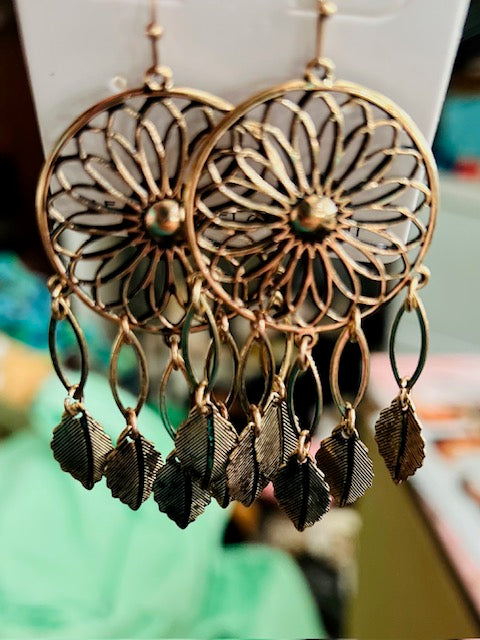 Dreamcatcher Dangle Earrings - Multi Cedar Hill Country Market