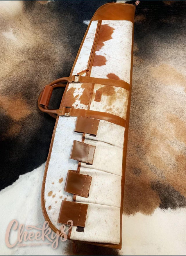 Cheeky's Rifle Cowhide and Genuine Leather with Multi Pockets and Quilted Interior Cedar Hill Country Market