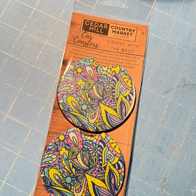 Car Coasters - Variety of Topics CedarHill Country Market