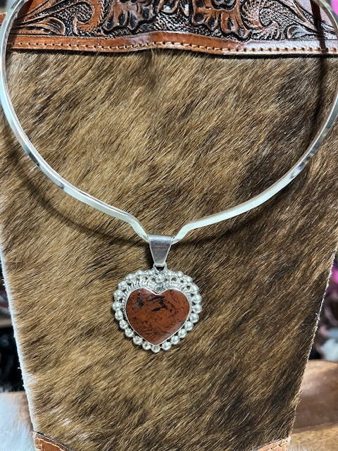 Lovely Red Jasper Sterling Silver 929 Stamped Pendant Cedar Hill Country Market