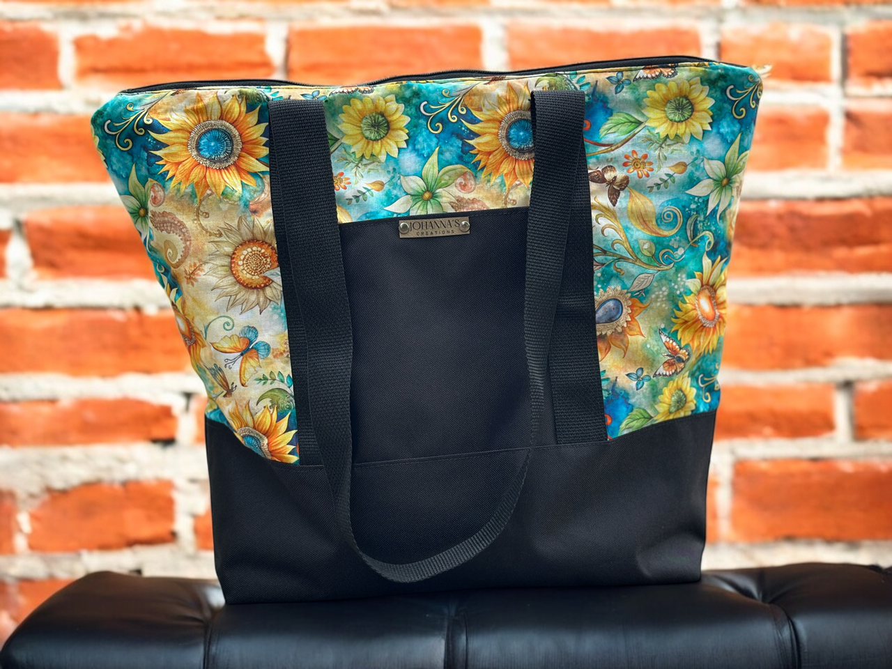 Western Themed Beach Tote Bags - Multi Cedar Hill Country Market
