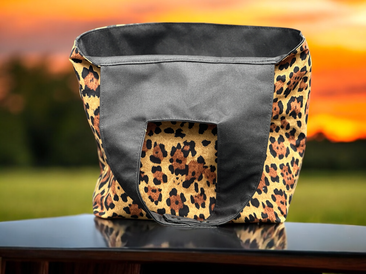 Western Themed AUTO TRASH Bags with snap hanger handle Cedar Hill Country Market
