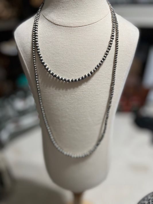 Sterling Silver Hand Strung Navajo Southwest Pearls (one size pearls) - Multi 1431