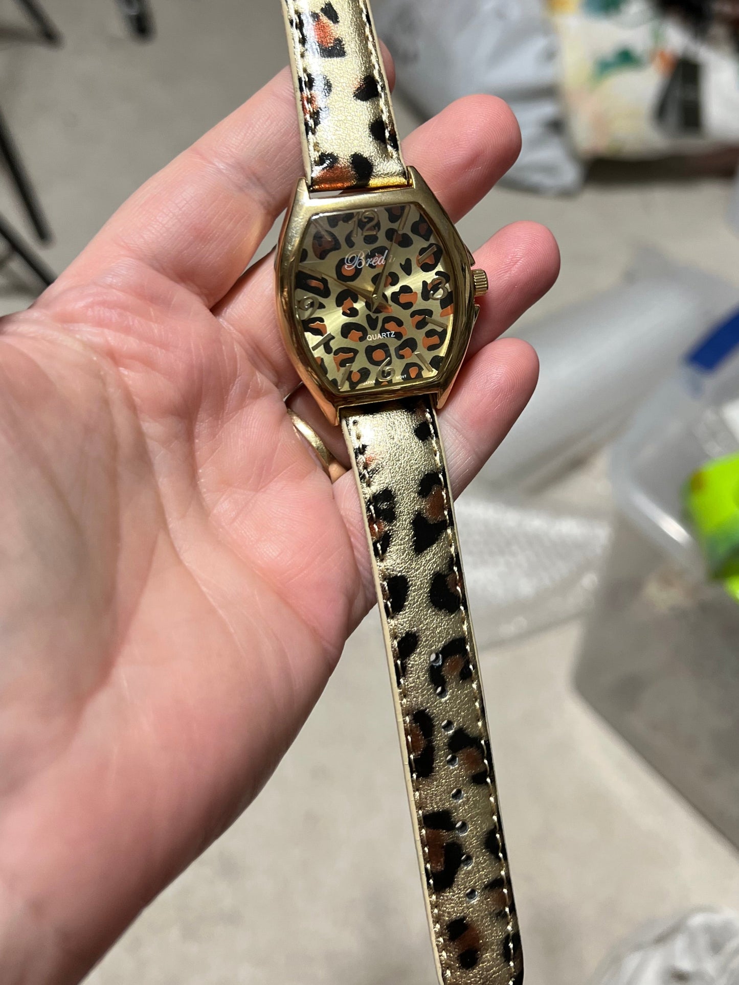 Leopard Print PU Leather Watches - Multi
